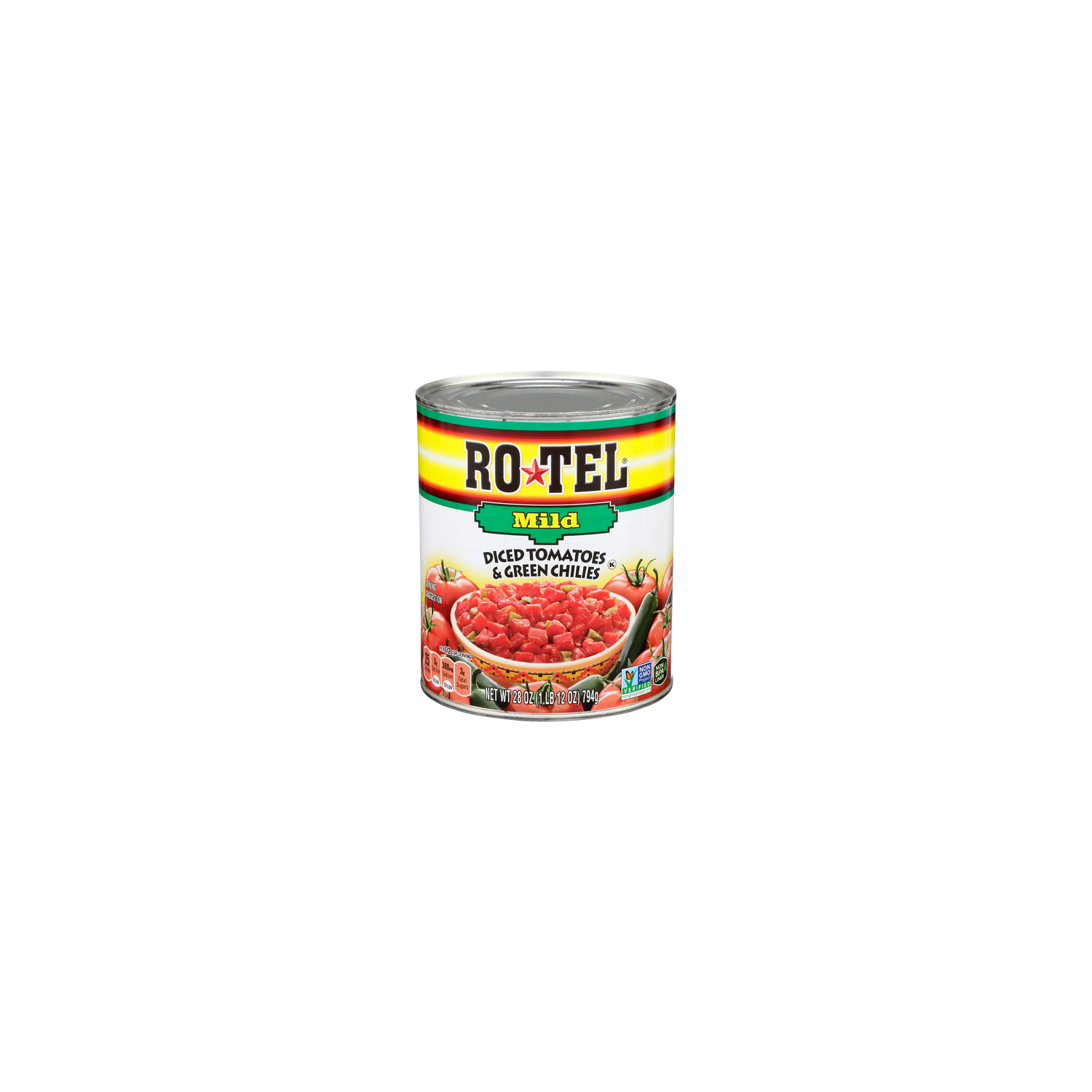 RO-TEL Mild Diced Tomatoes & Green Chilies - 28 Ounce Image 1 of 4