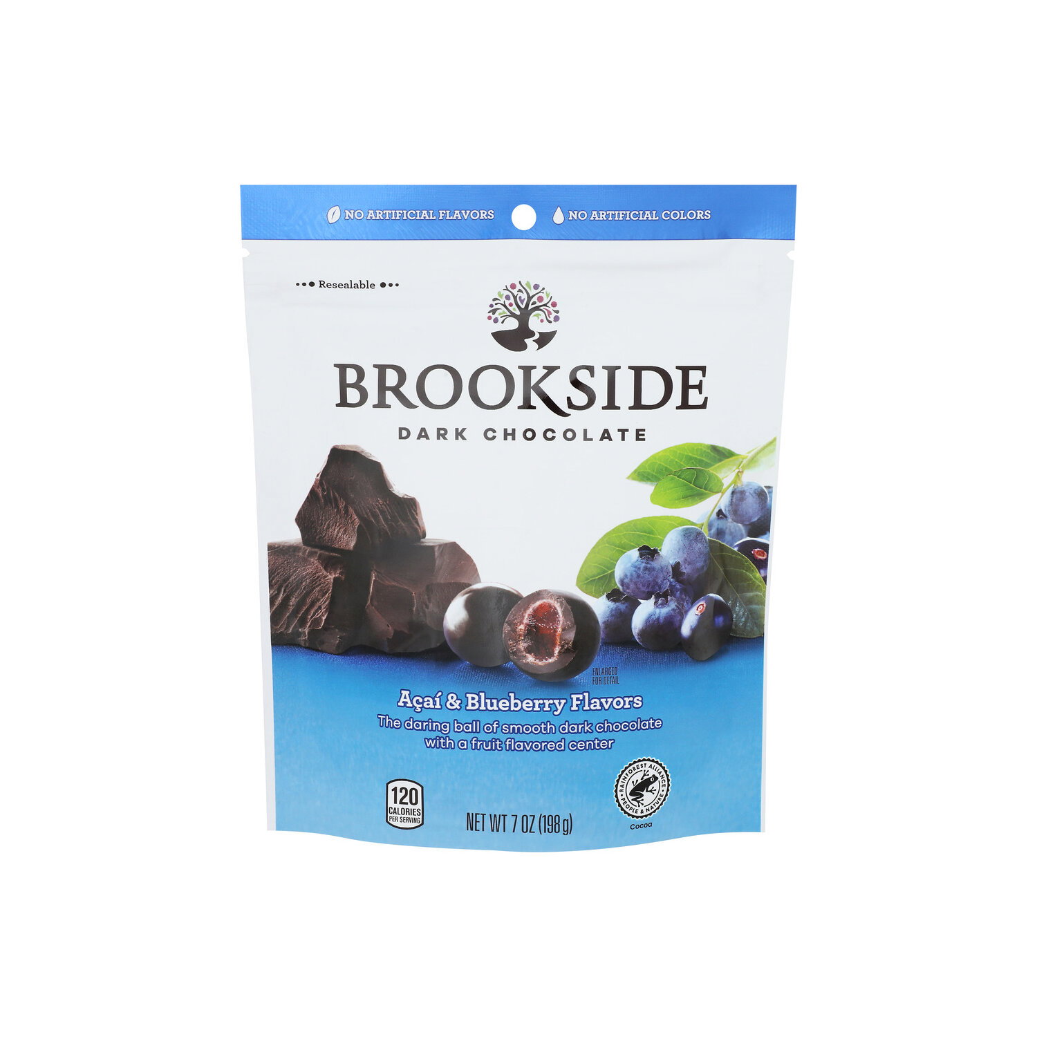 Brookside Acai & Blueberry Flavors Dark Chocolate - 7 Ounce Image 1 of 4