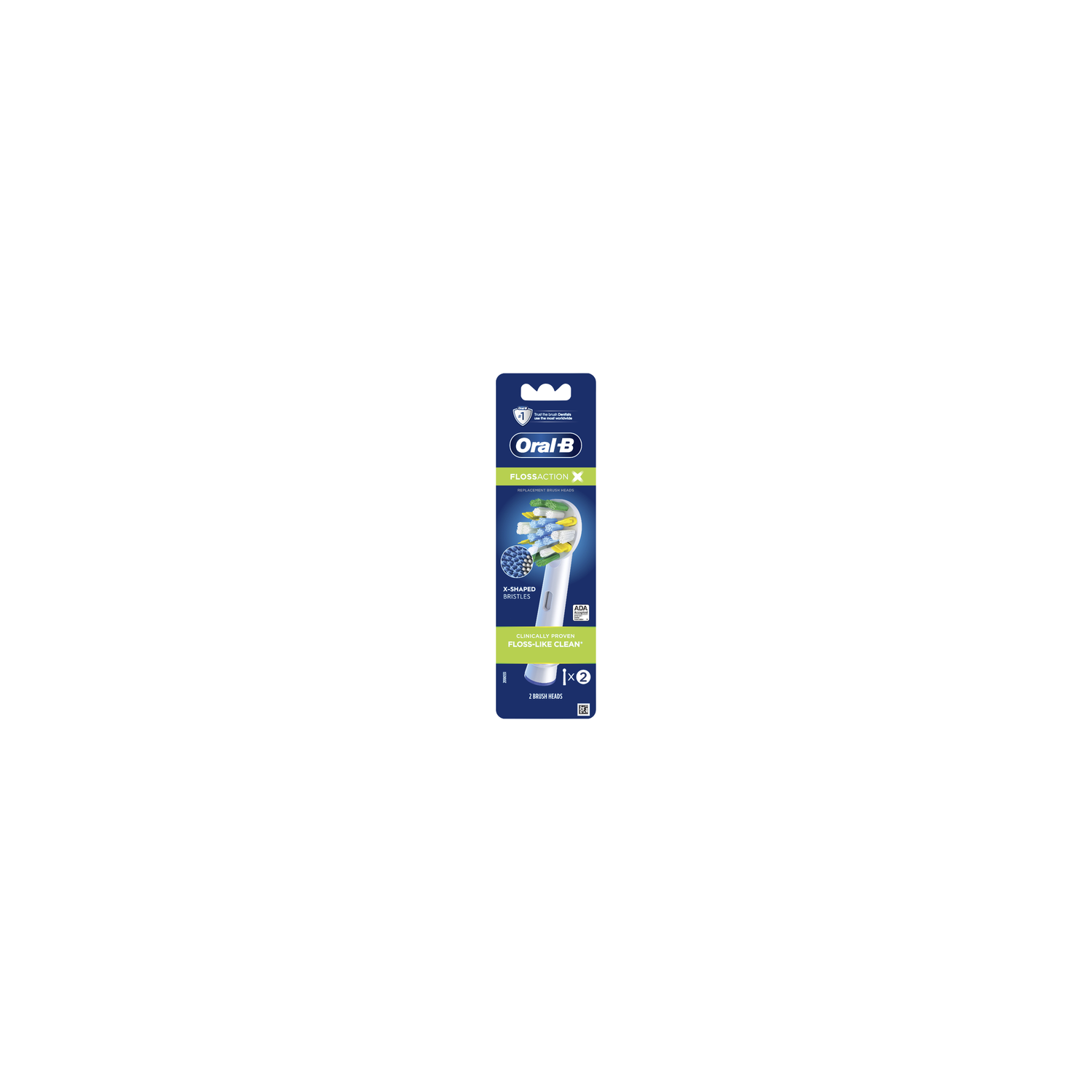 Oral-B Flossaction Replacement Brush Heads - 2 Count Image 1 of 2