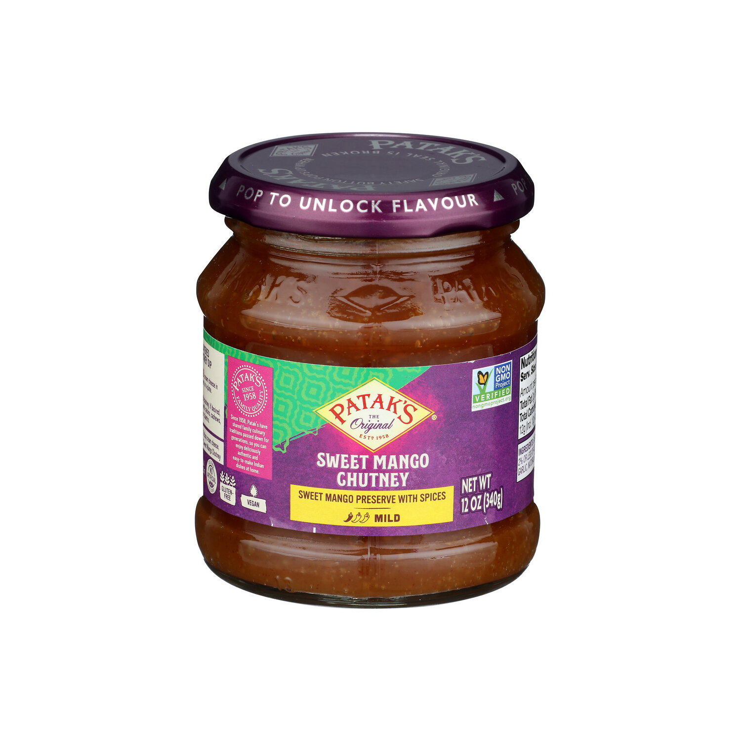 PATAK's Mango Chutney Sweet - 12 Ounce Image 1 of 4