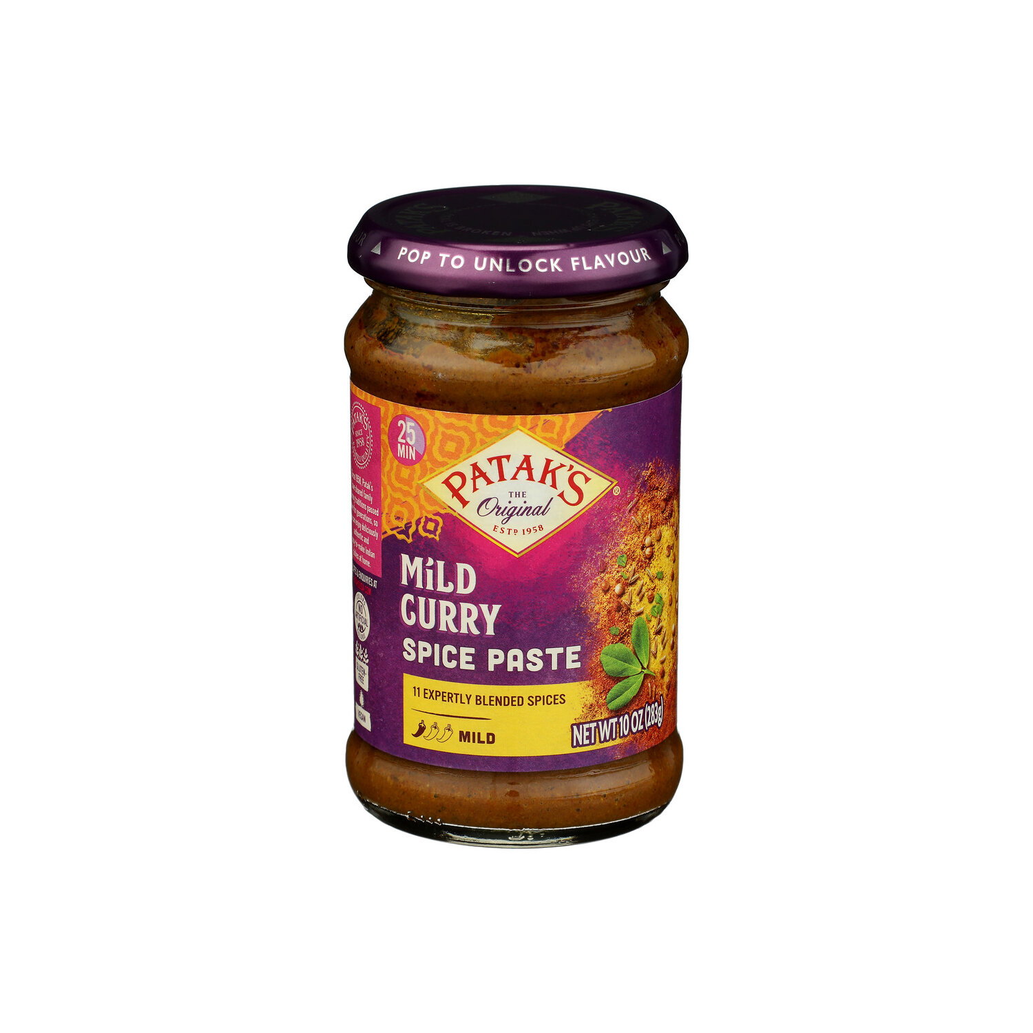 PATAK's Mild Curry Paste - 10 Ounce Image 1 of 4
