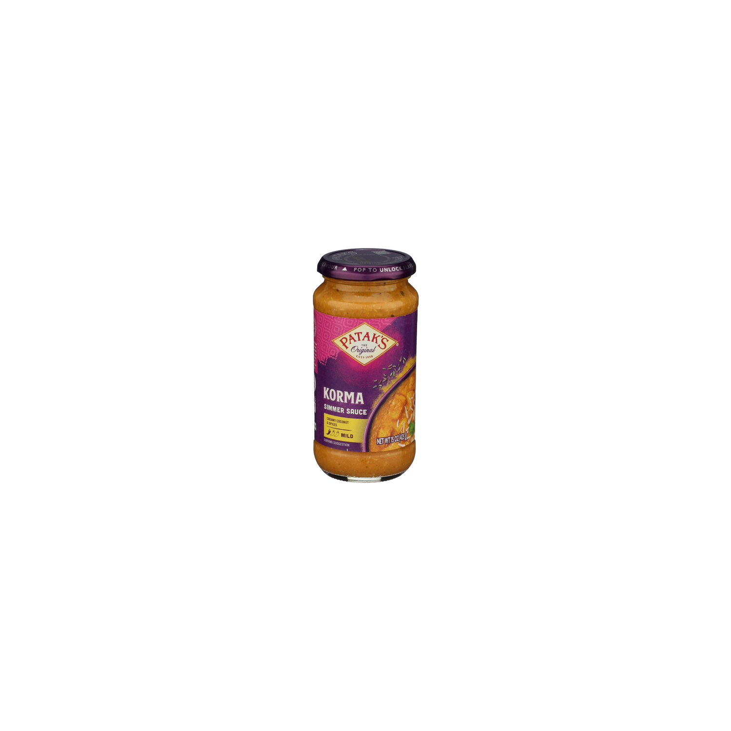 PATAK's Korma Sauce Curry Simmer Simmers - 15 Ounce Image 1 of 4