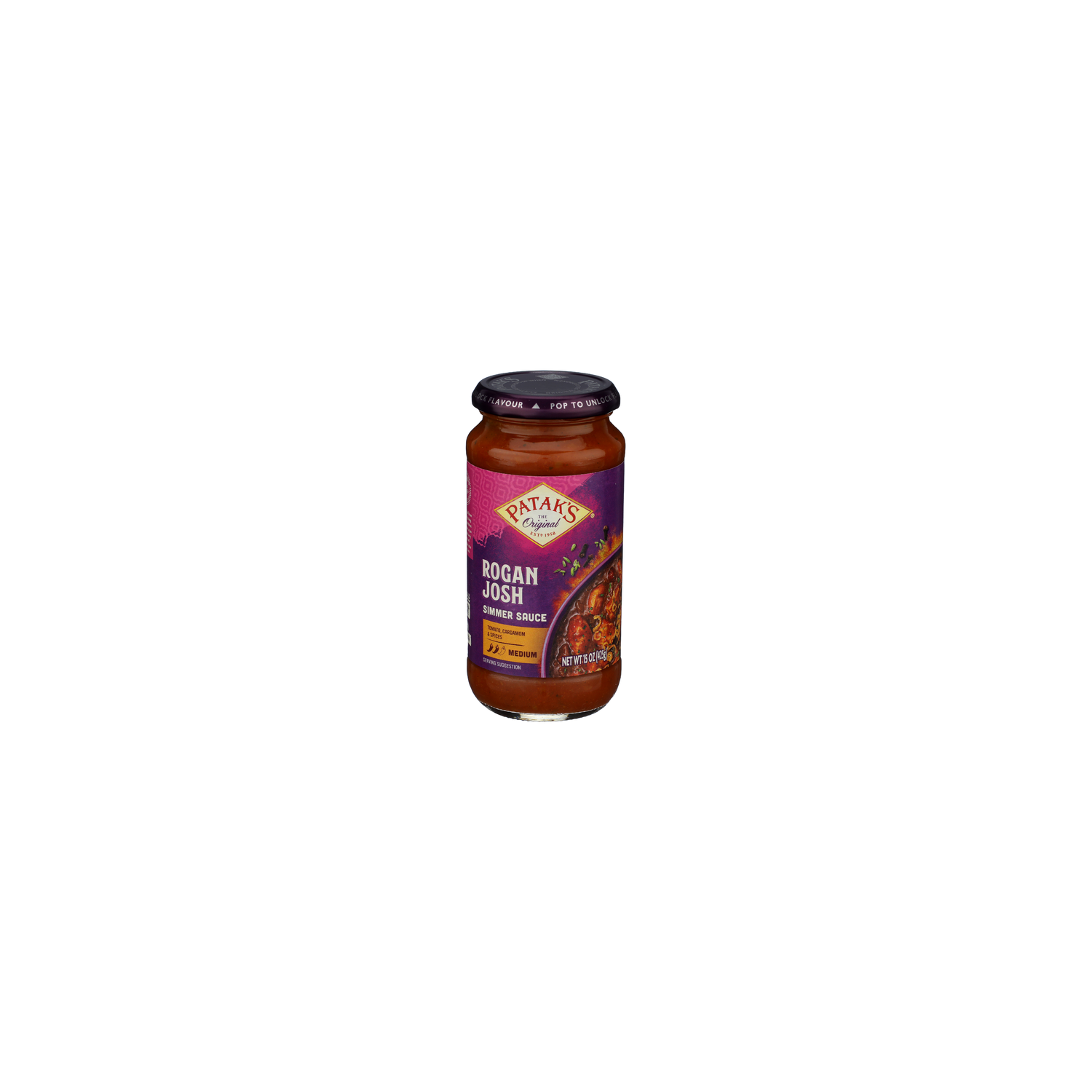 Patak's Rogan Josh Curry Simmer Sauce - 15 Ounce Image 1 of 4