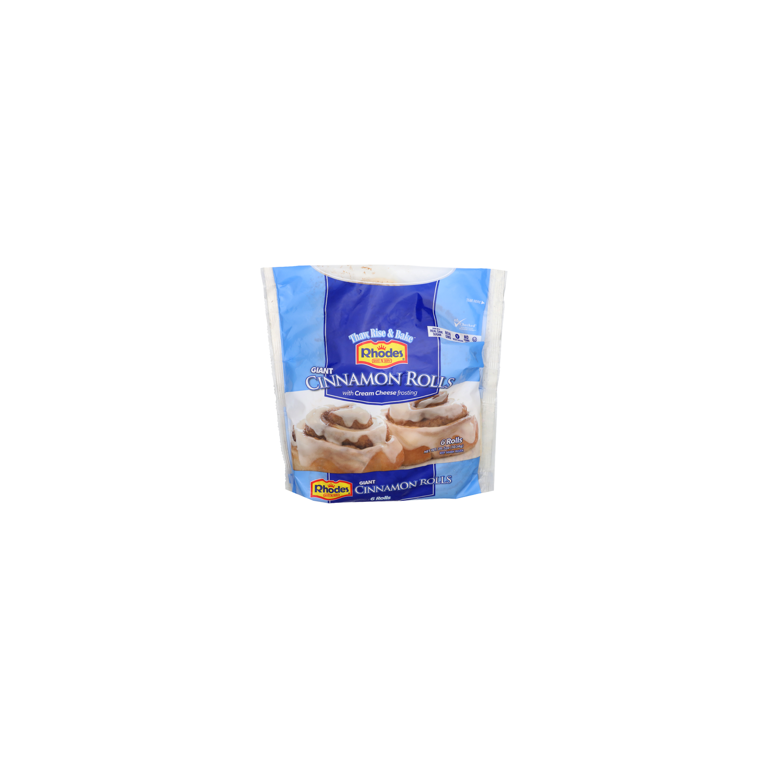 Rhodes Bake N Serv Giant Cinnamon Rolls - 6.083 Ounce - 6 Count Image 1 of 4