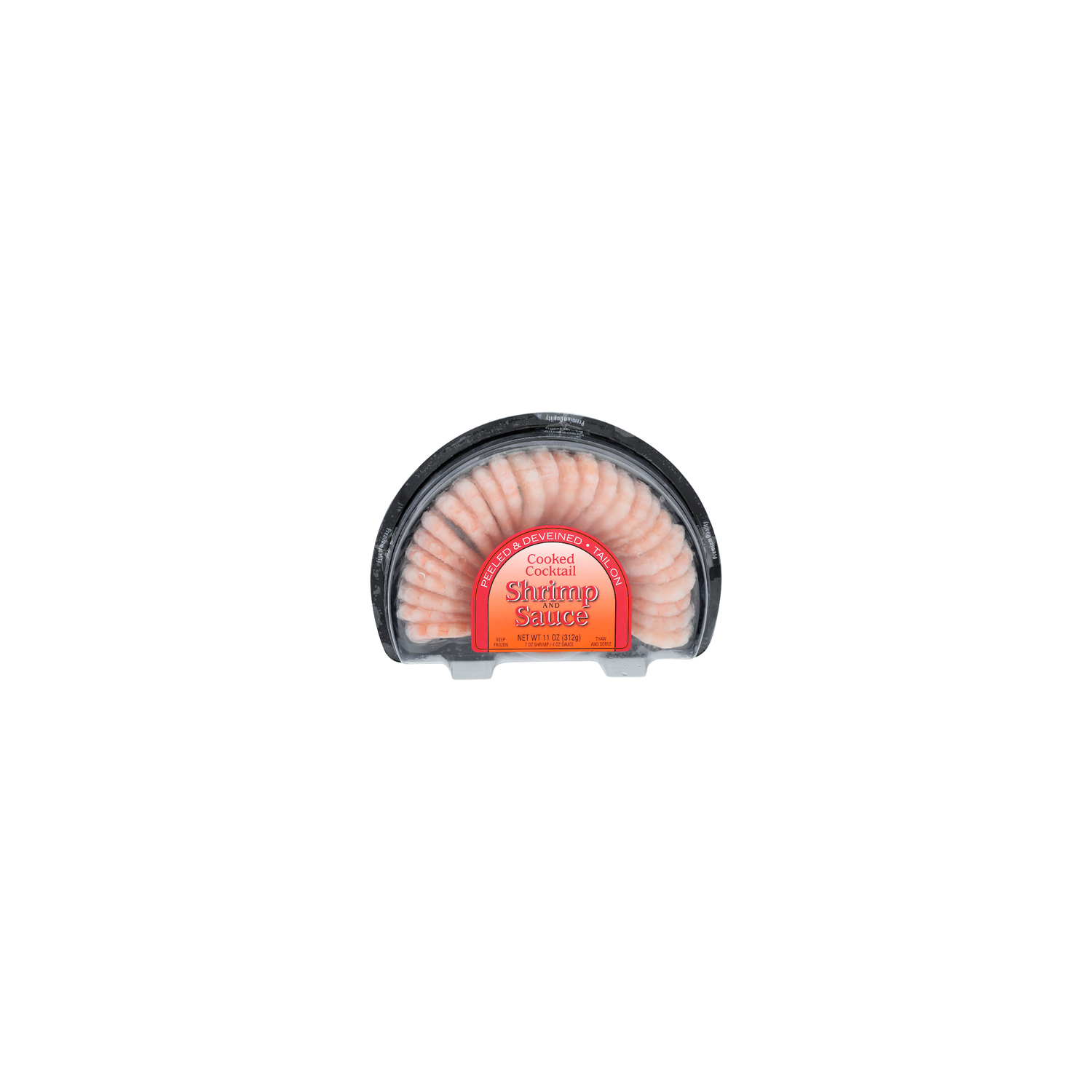 Tampa Bay Fisheries Peeled & Deveined Tail On Shrimp And Sauce - 11 Ounce Image 1 of 4