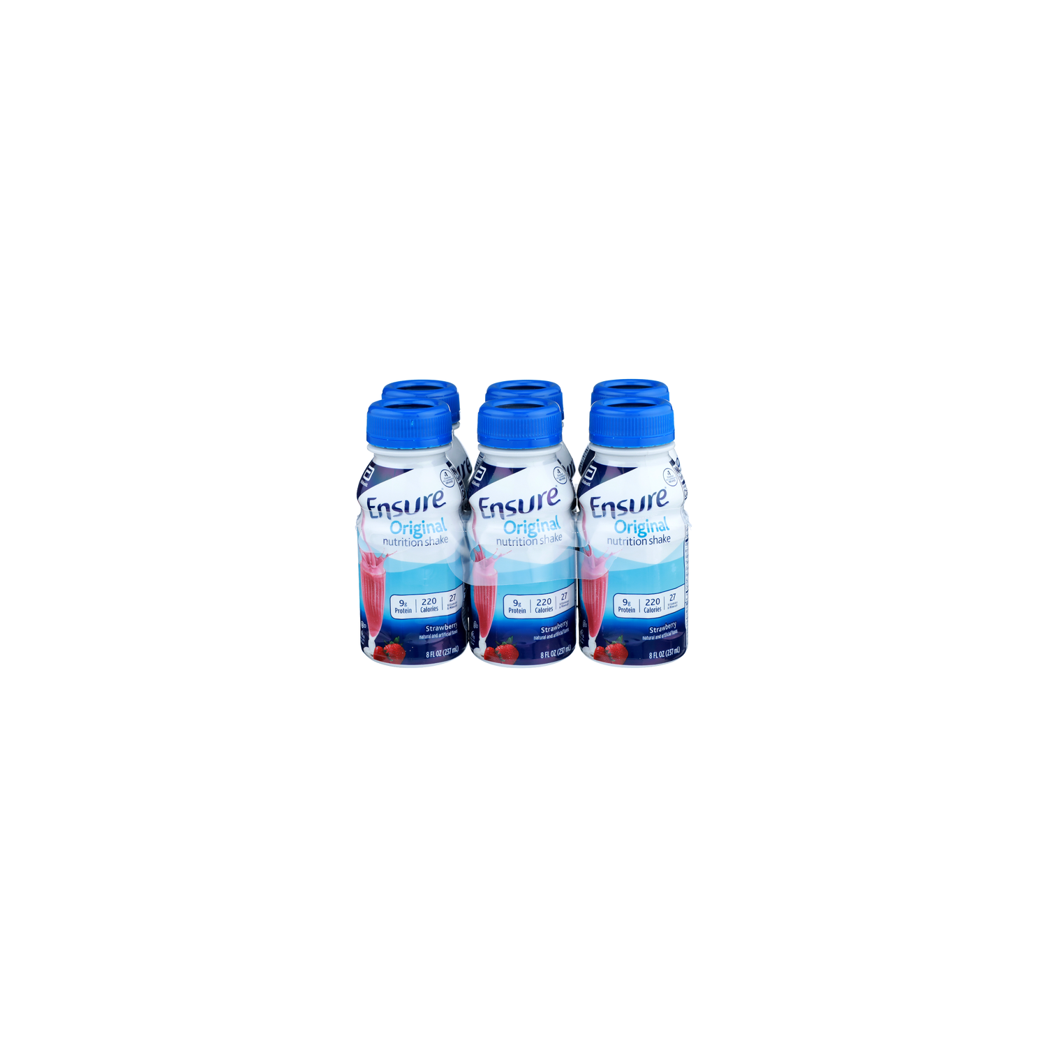 Ensure Strawberry Original Nutrition Shake - 8 Fluid Ounce - 6 Count Image 1 of 4