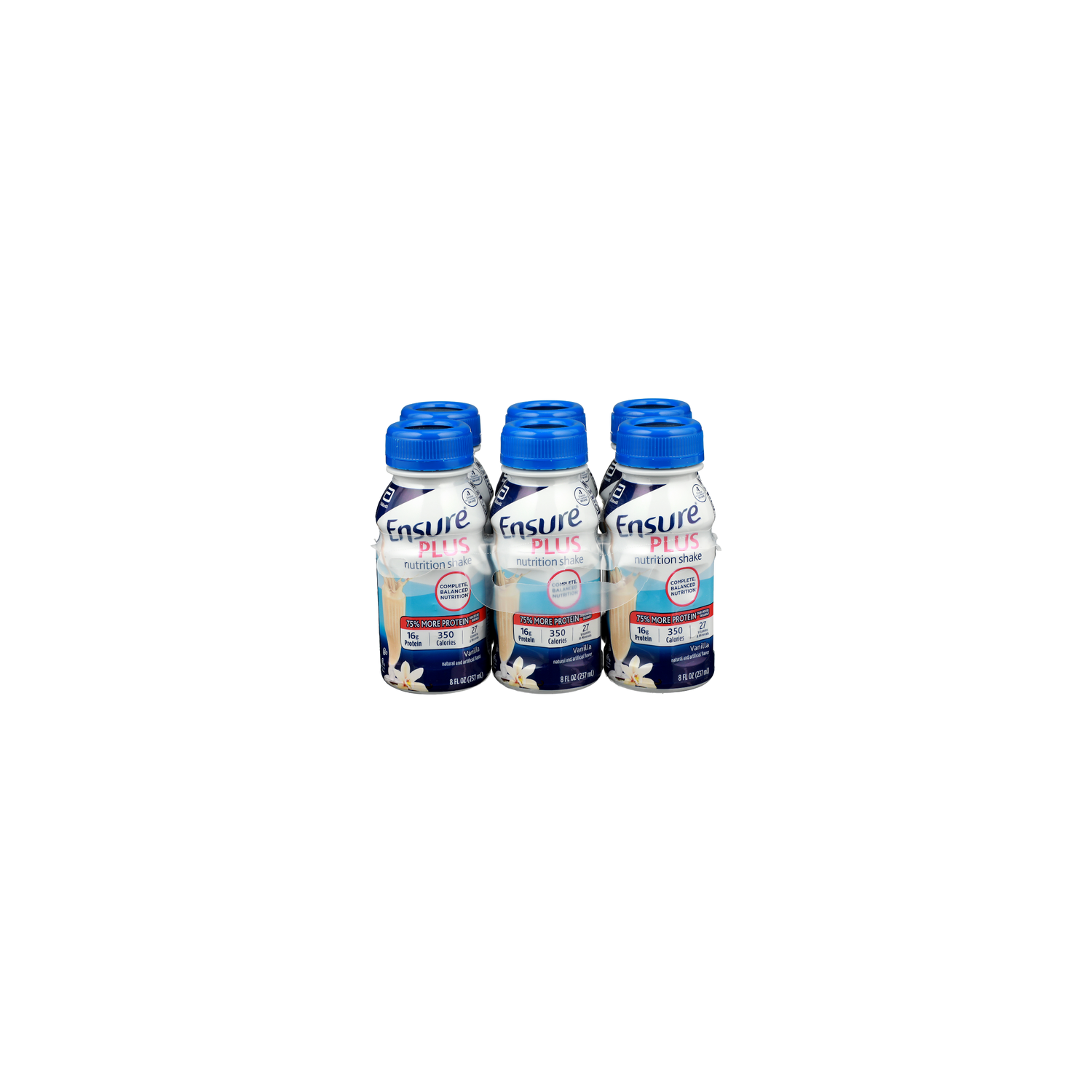 Abbott Vanilla Ensure Plus Nutrition Shake - 8 Fluid Ounce - 6 Count Image 1 of 2