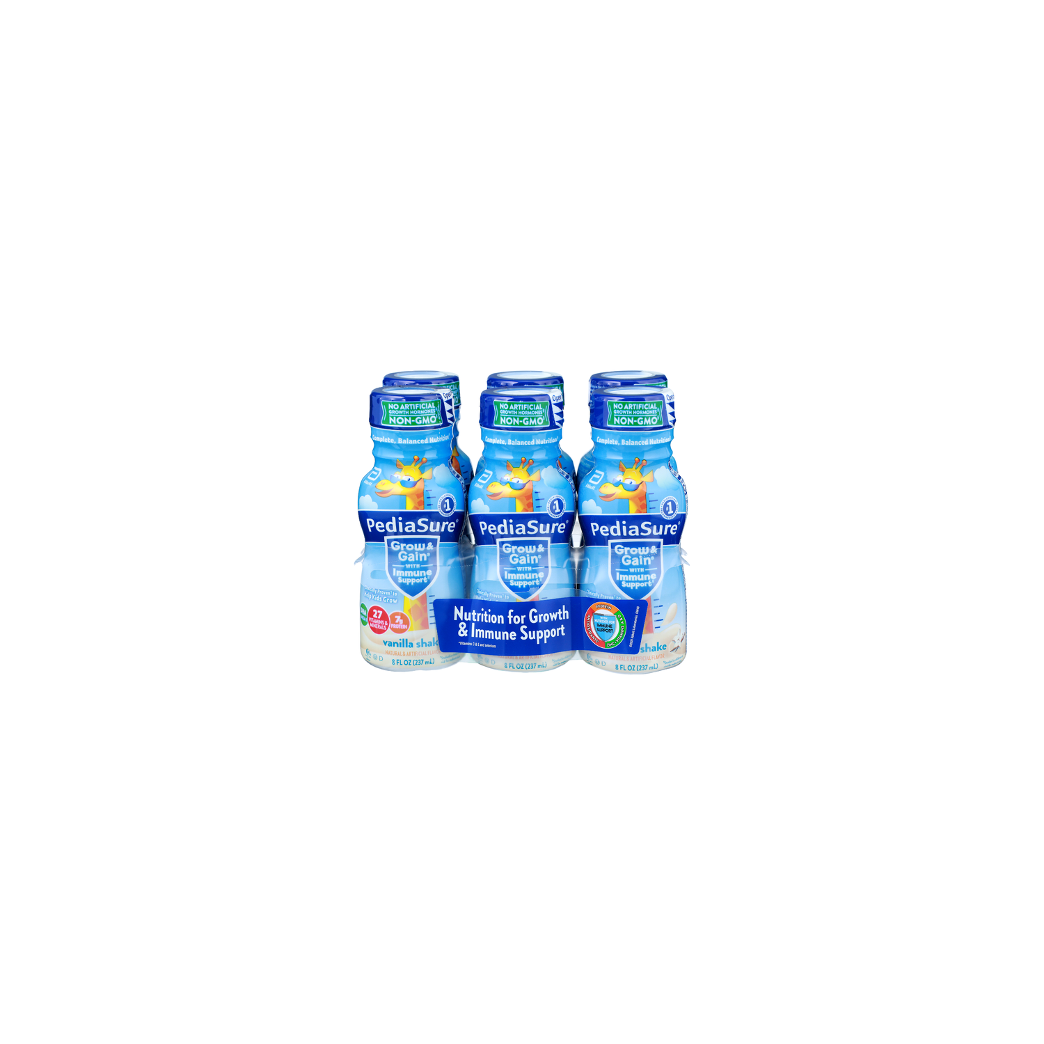 Pediasure Vanilla Shake - 8 Fluid Ounce - 6 Count Image 1 of 4
