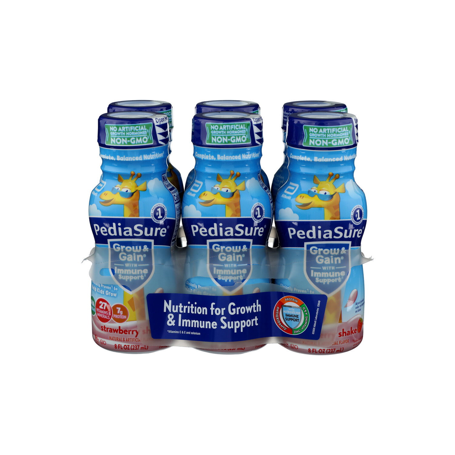 PediaSure Shake, Strawberry - 6 Count Image 1 of 4