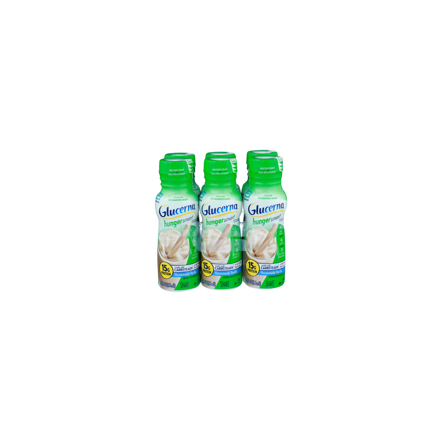 Glucerna Homemade Vanilla Hunger Smart - 10 Fluid Ounce - 6 Count Image 1 of 4
