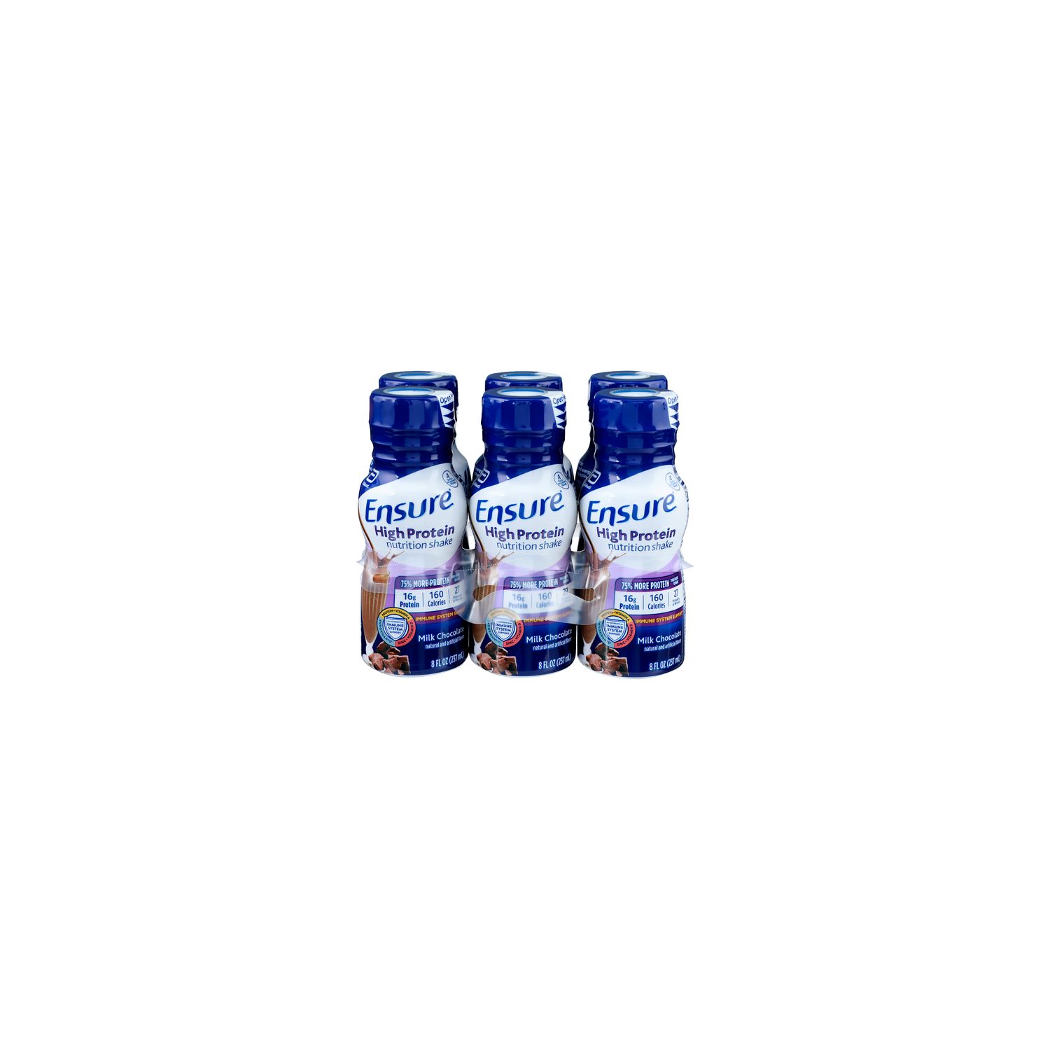 Ensure High Protein Milk Chocolate Nutrition Shake - 8 Fluid Ounce - 6 Count Image 1 of 4