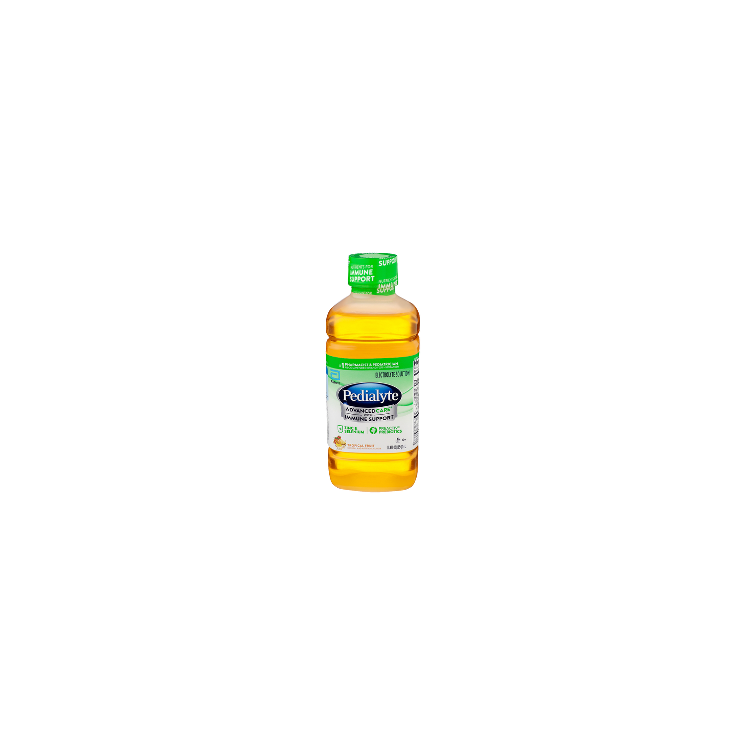 Pedialyte Advanced Care Tropical Fruit Electrolyte Solution - 33.8 Fluid Ounce Image 1 of 4