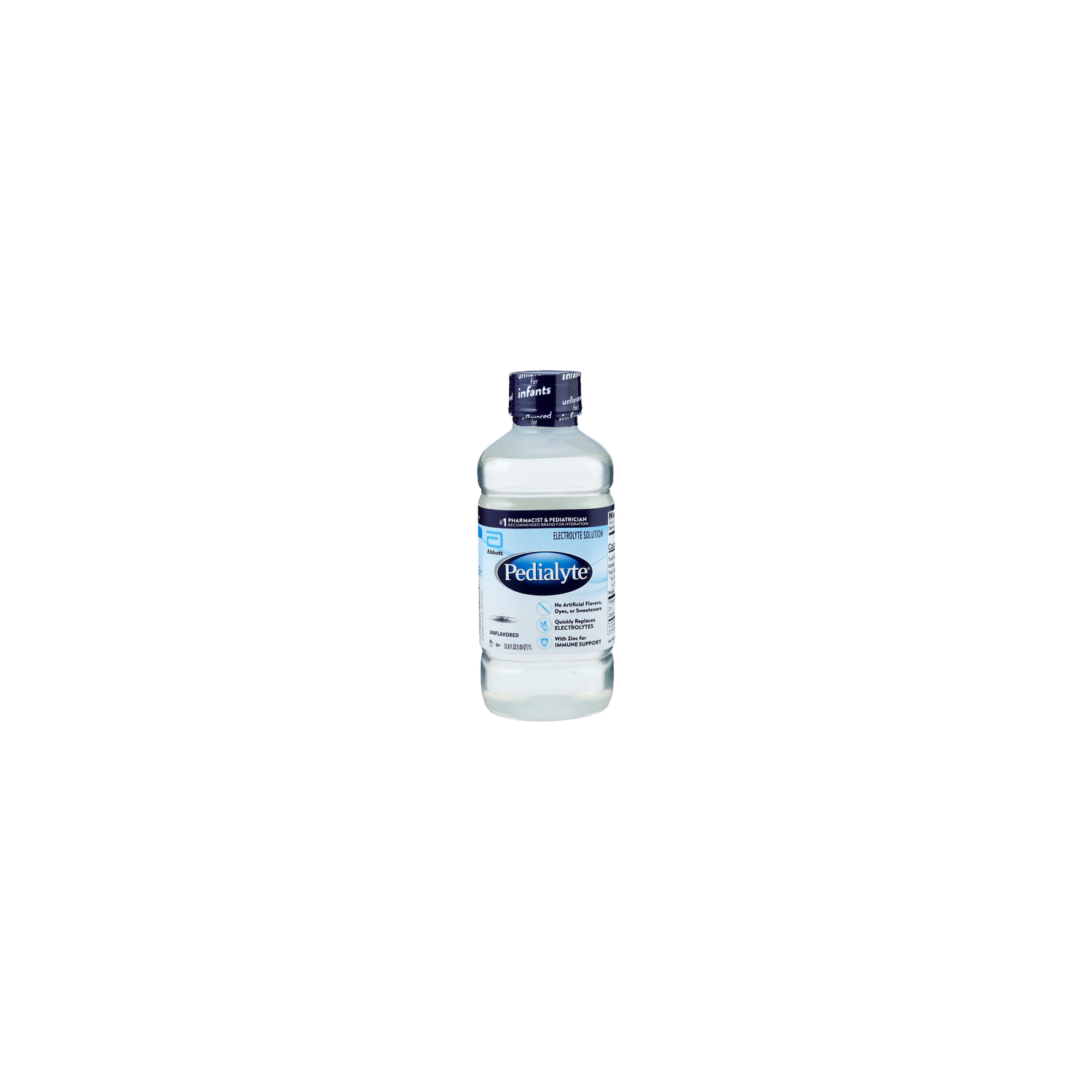 Pedialyte Unflavored - 33.8 Fluid Ounce Image 1 of 4