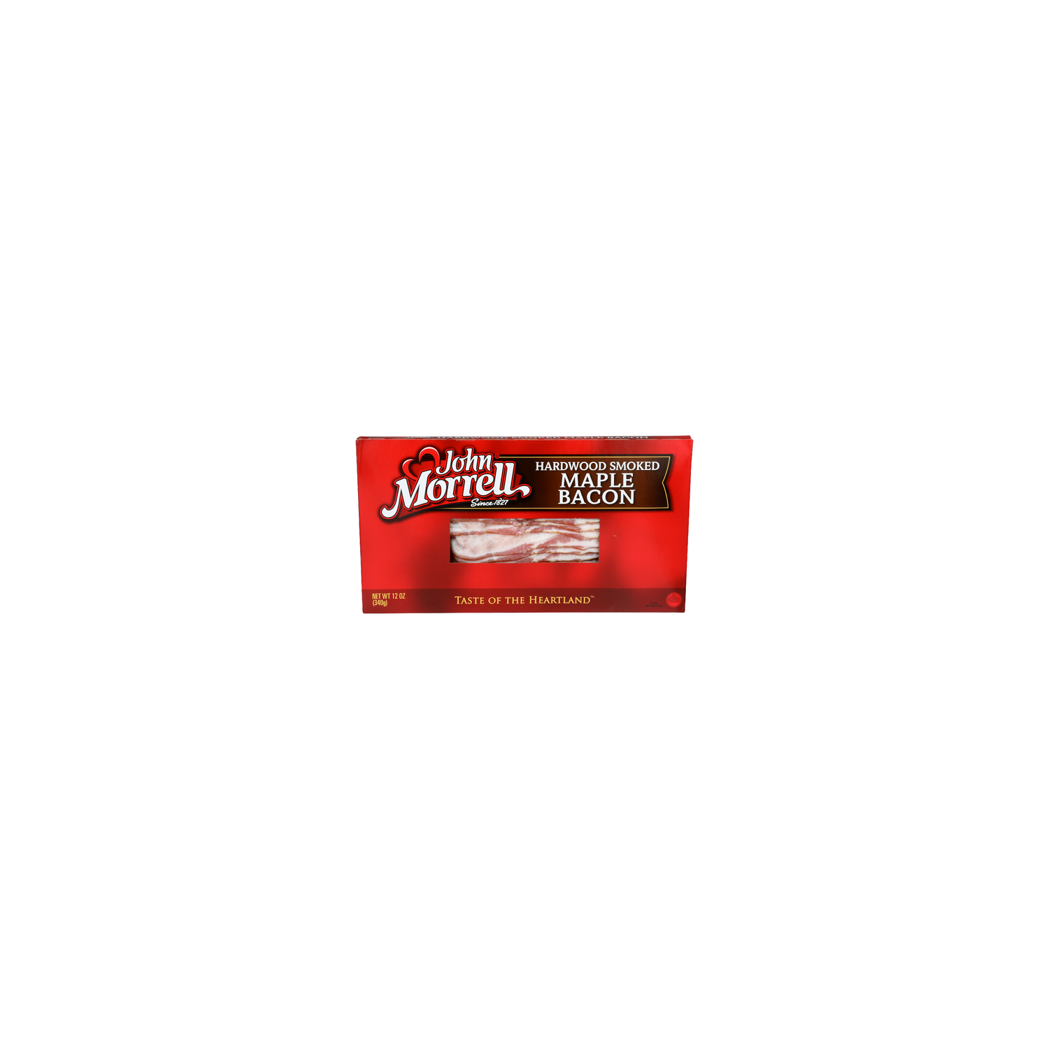 John Morrell Hardwood Smoked Maple Bacon - 12 Ounce Image 1 of 4