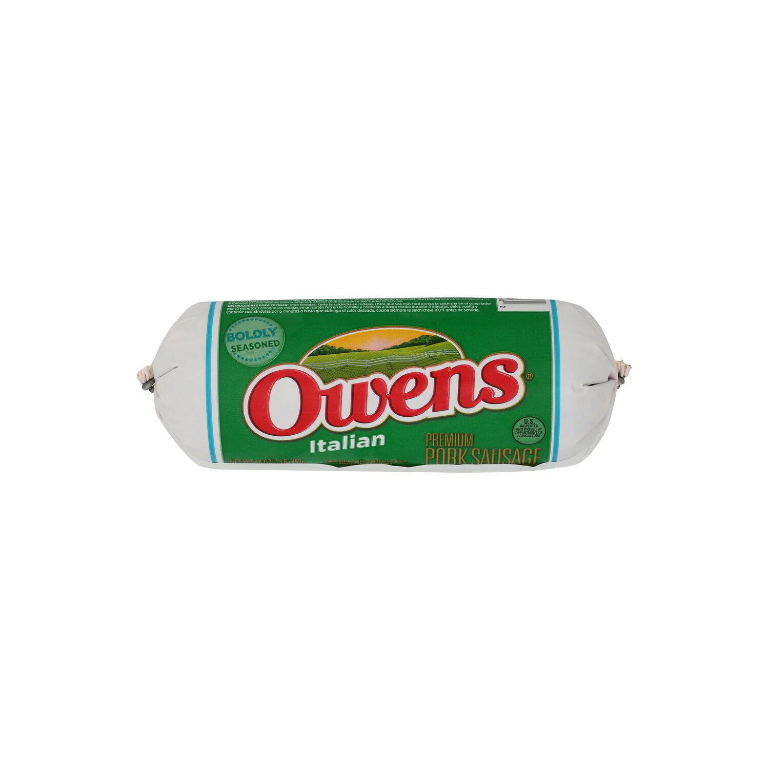 Owens Italian Premium Pork Sausage - 16 Ounce Image 1 of 4