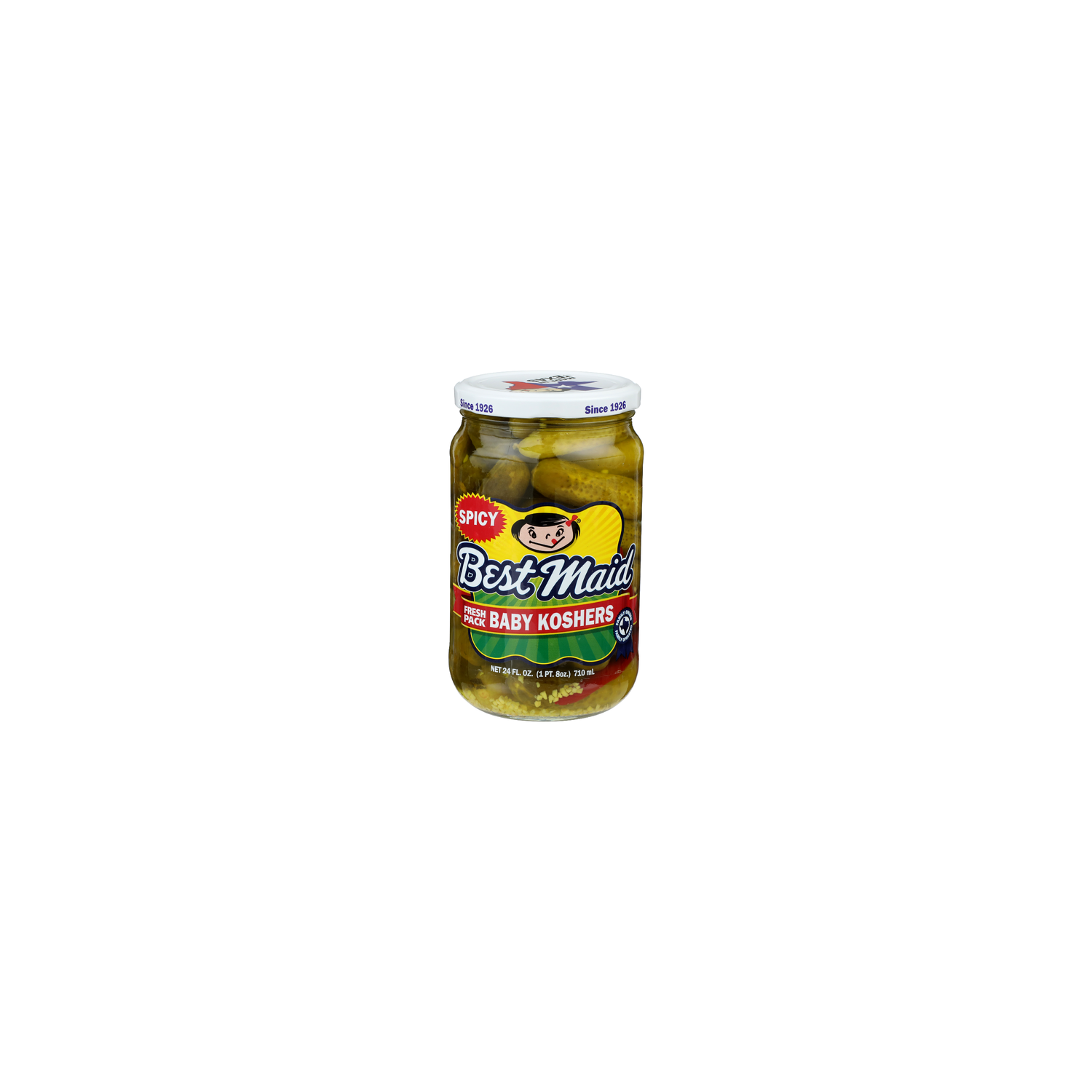 Best Maid Spicy Fresh Pack Baby Koshers - 24 Fluid Ounce Image 1 of 4