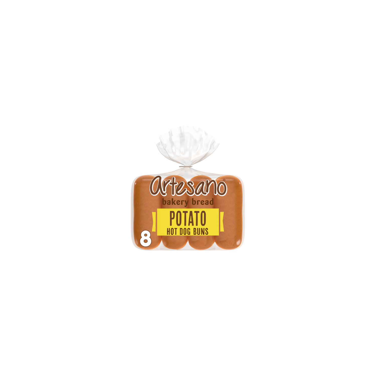 Artesano Potato Hot Dog Buns - 2 Fluid Ounce - 8 Count Image 1 of 4