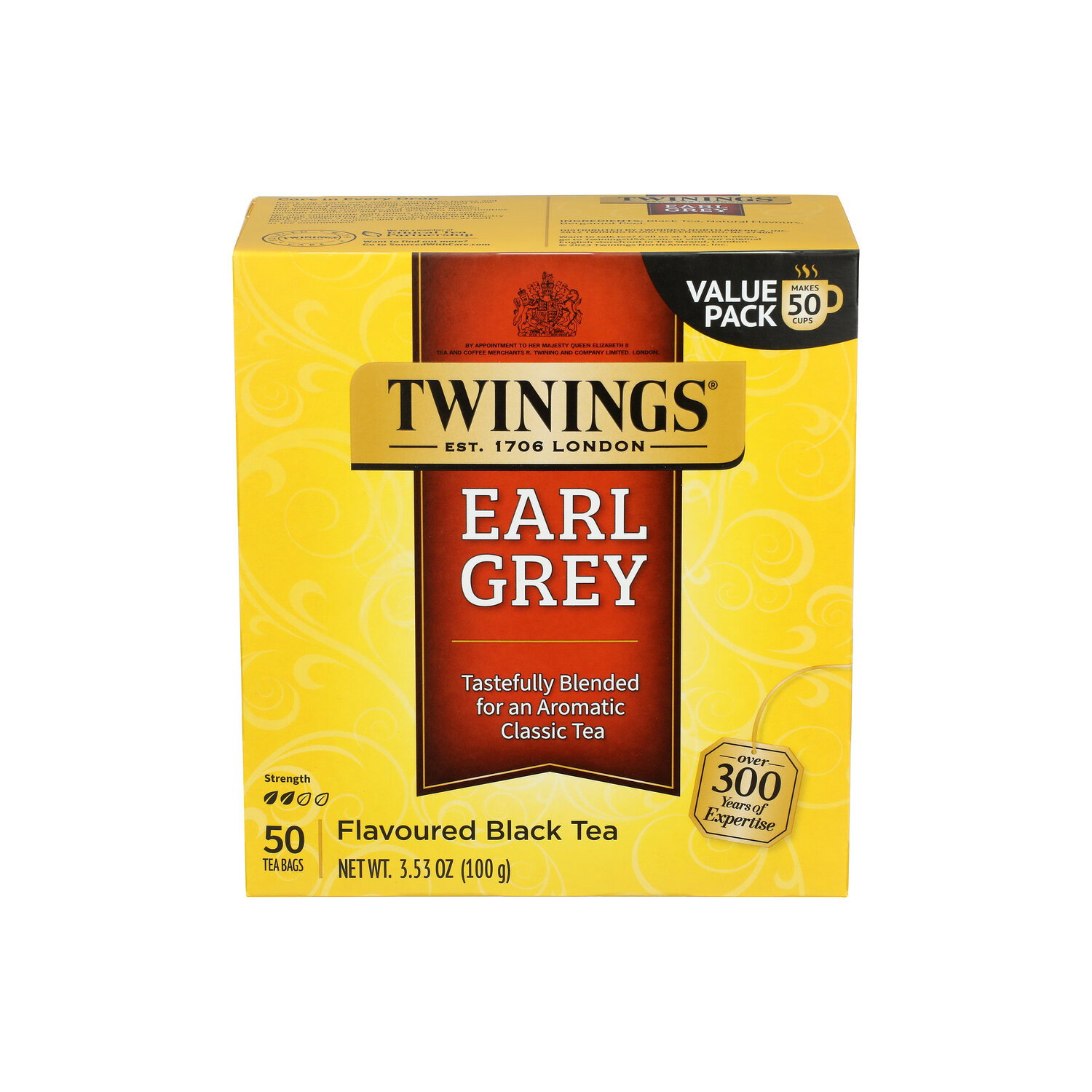 Twinings Of London Earl Grey Black Tea Bags - 0.071 Ounce - 50