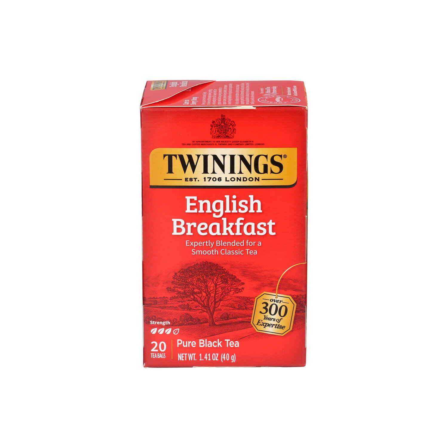 Twinings Of London English Breakfast Black Tea Bags - 0.071 Ounce - 20 Count Image 1 of 3