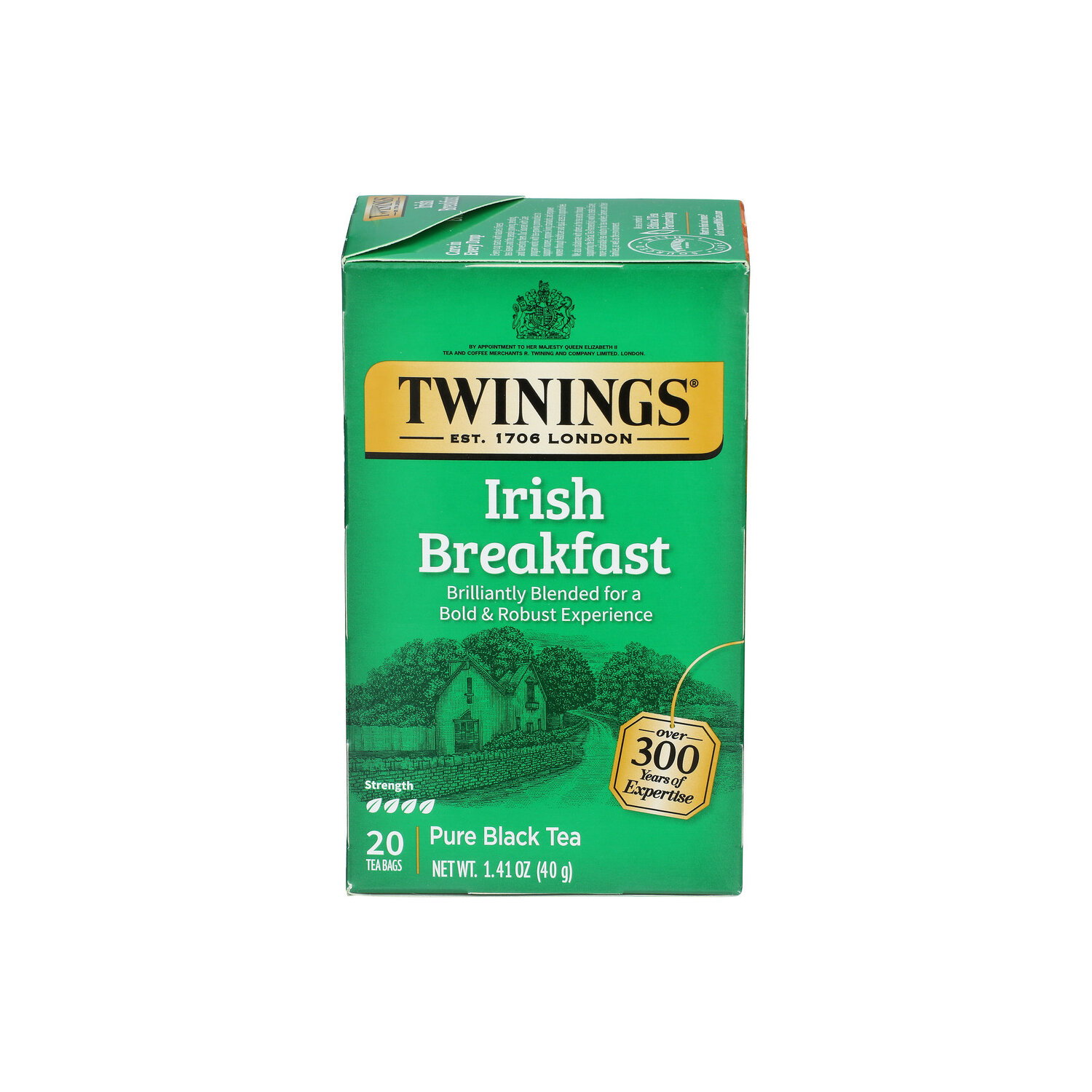Twinings Of London Irish Breakfast Black Tea Bags - 0.071 Ounce - 20 Count Image 1 of 3