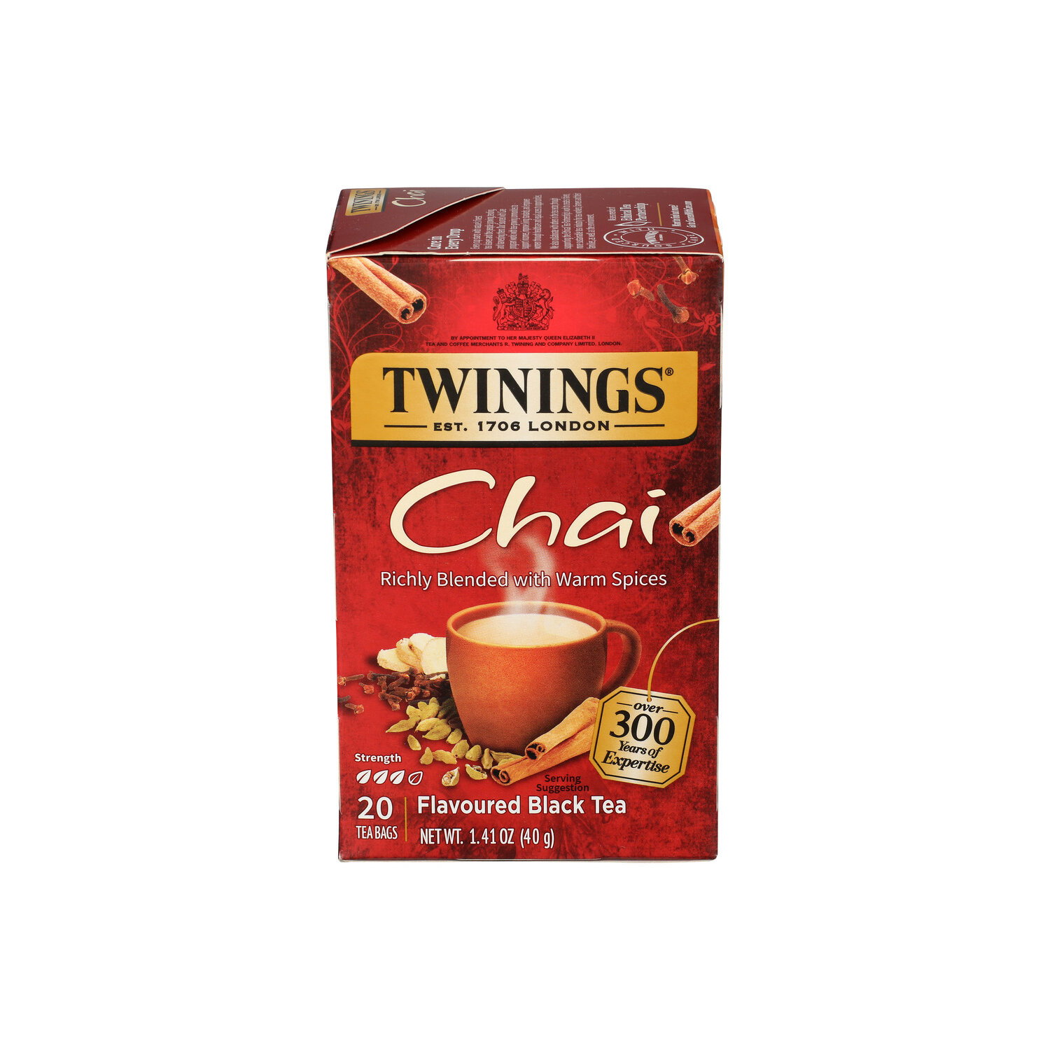 Twinings Of London Chai Black Tea - 0.071 Ounce - 20 Count Image 1 of 3