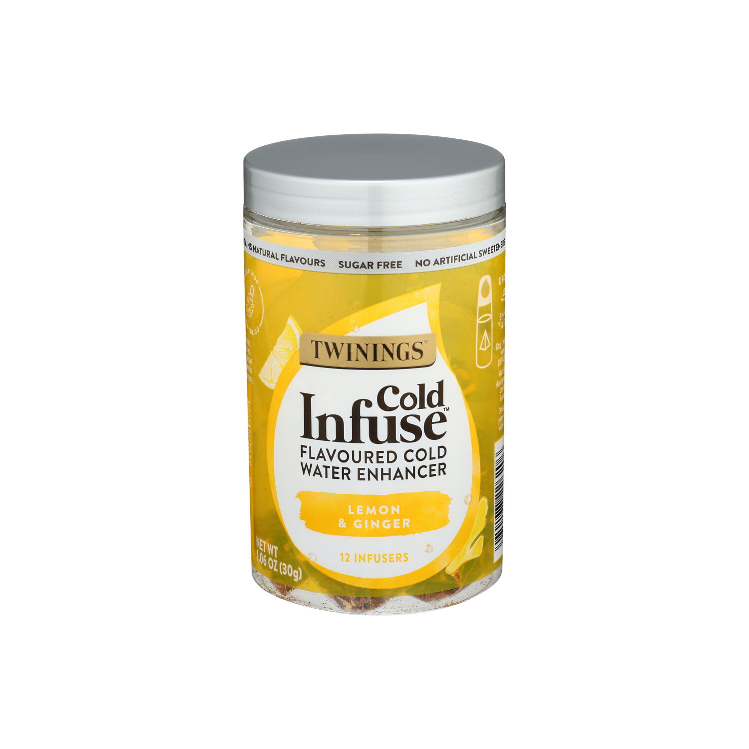 Twinings Of London Flavoured Water Enhancer Cold Infuse Lemon & Ginger - 0.088 Ounce - 12 Count Image 1 of 4