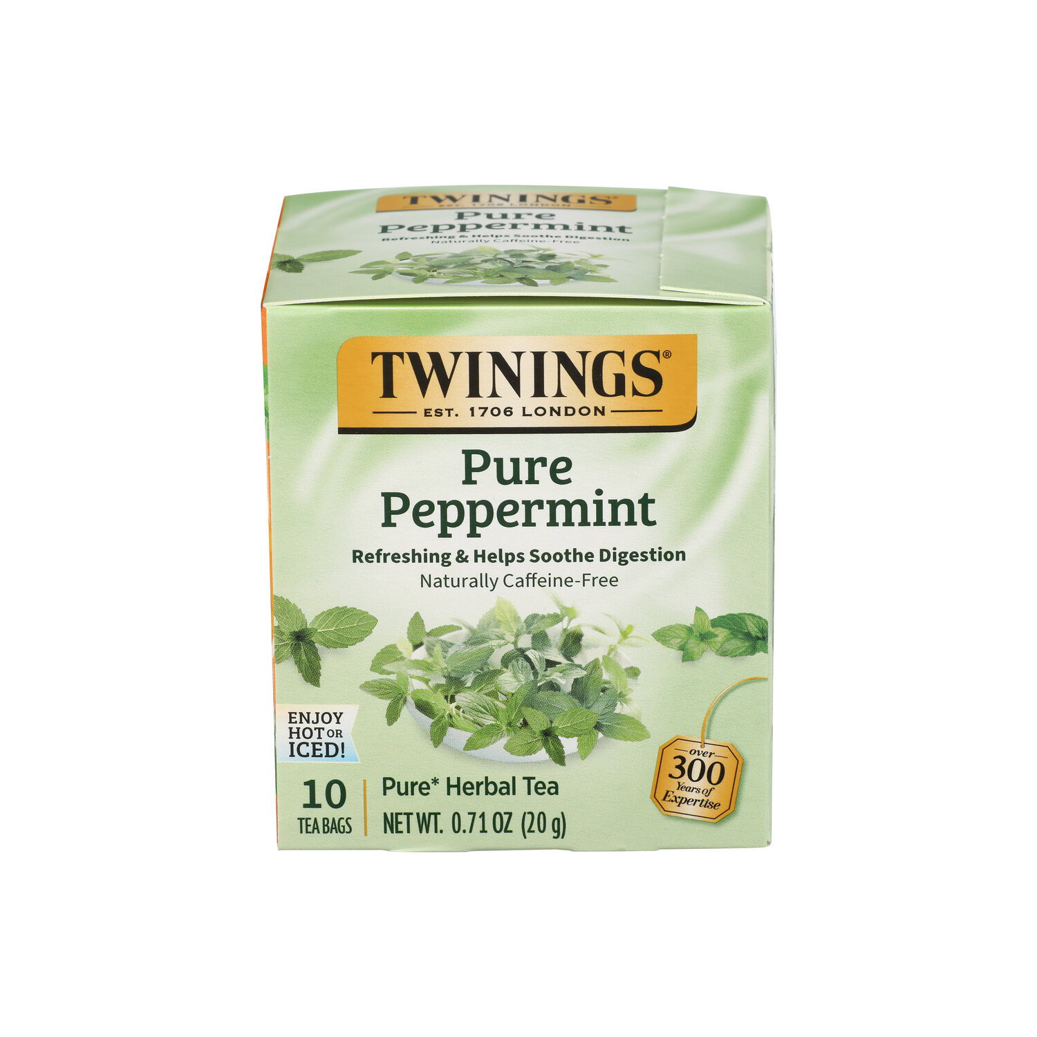Twinings Of London Pure Peppermint Tea Bag - 0.071 Ounce - 10 Count Image 1 of 3