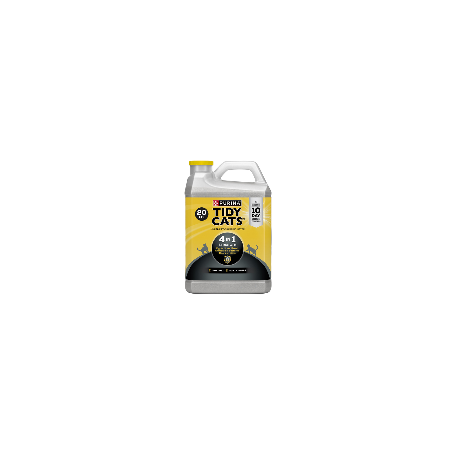Purina Tidy Cats Clumping Cat Litter, 4-In-1 Strength Multi Litter - 20 Pound Image 1 of 3