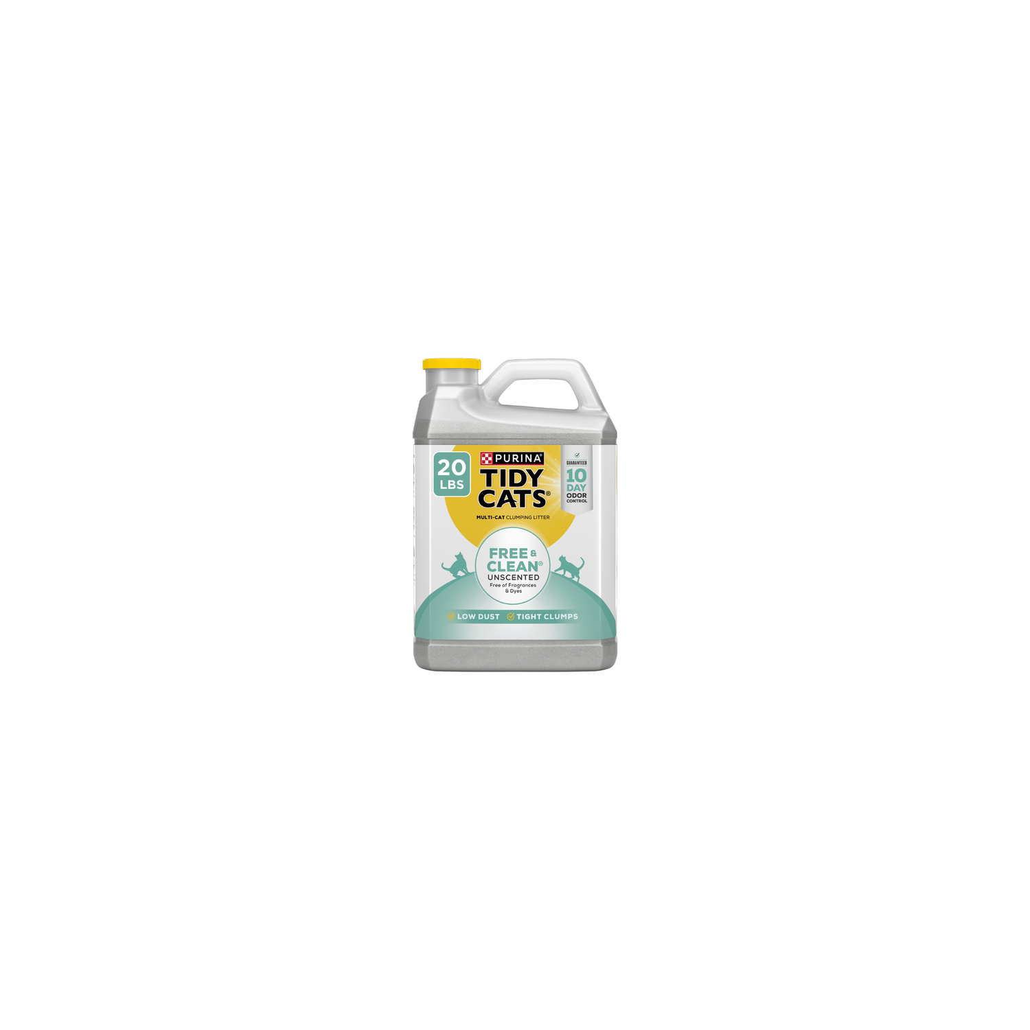 Purina Tidy Cats Free And Clean Unscented Cat Litter - 20 Pound Image 1 of 3