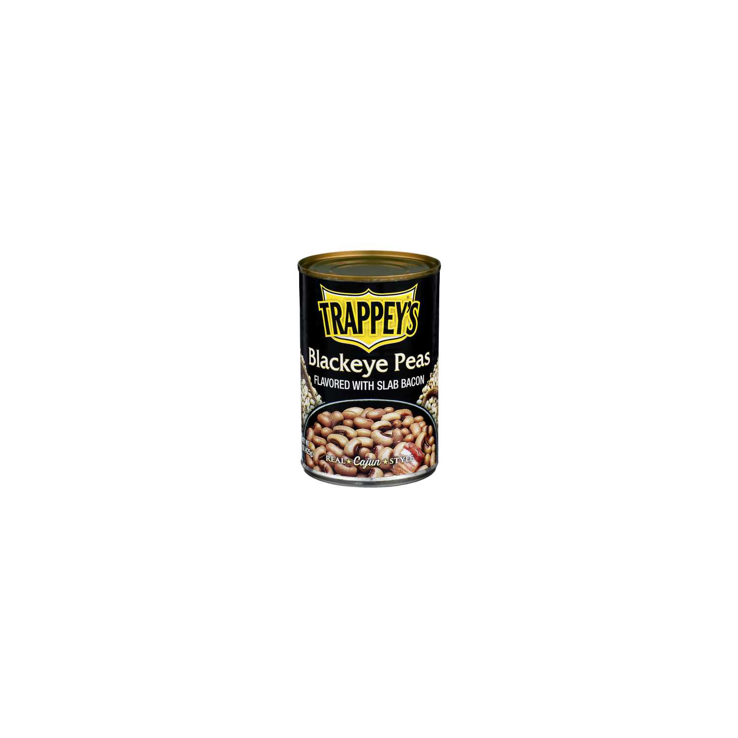 TRAPPEY's Flavored With Slab Bacon Real Cajun Style Blackeye Peas - 15 Ounce Image 1 of 4