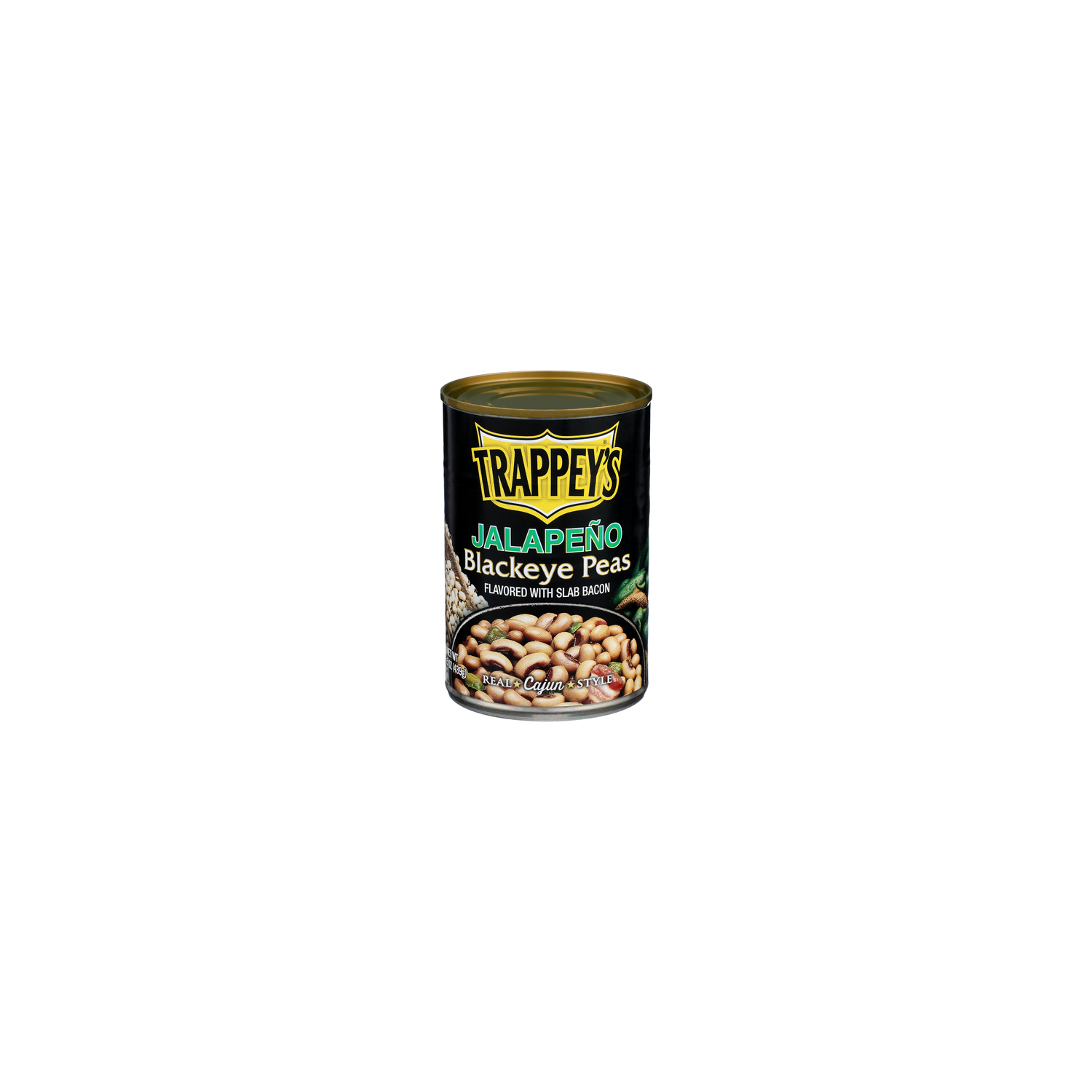 TRAPPEY's Jalapeño Flavored With Slab Bacon Blackeye Peas - 15.5 Ounce Image 1 of 4