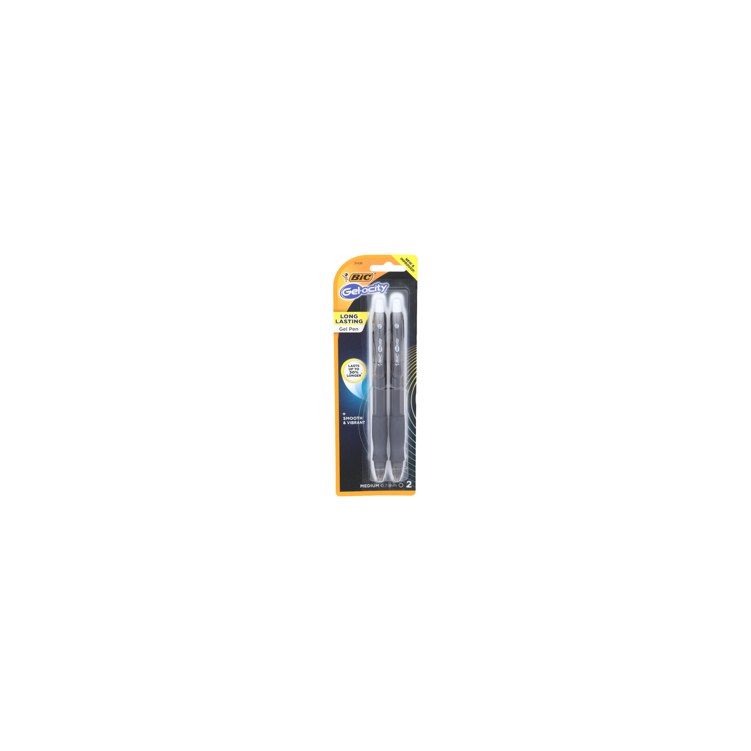 Bic Gel-Ocity Medium Black Ink Gel Pen - 2 Count Image 1 of 2