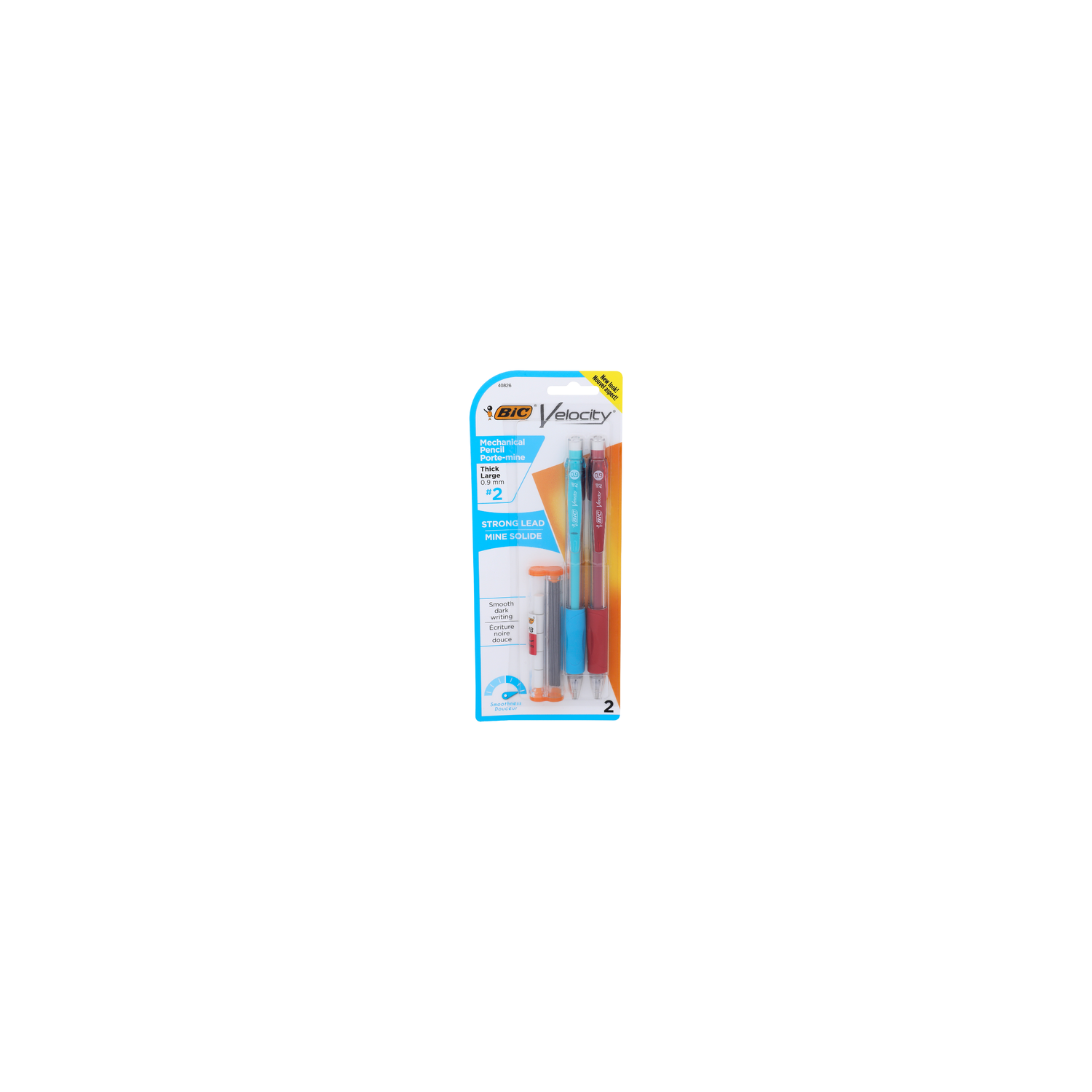 Bic Velocity Thick Large Strong Lead Mechanical Pencil - 2 Count Image 1 of 2