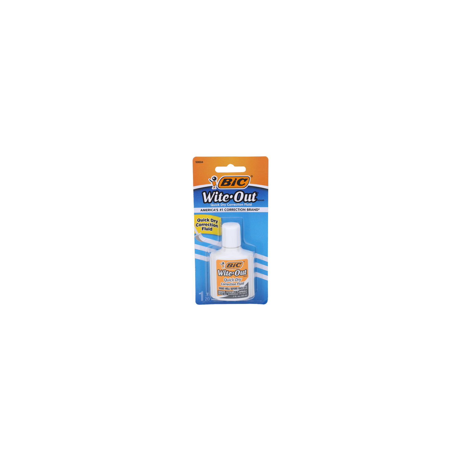 Bic White-Out Brand Quick Dry Witeout Correction Fluid - 0.7 Fluid Ounce Image 1 of 2