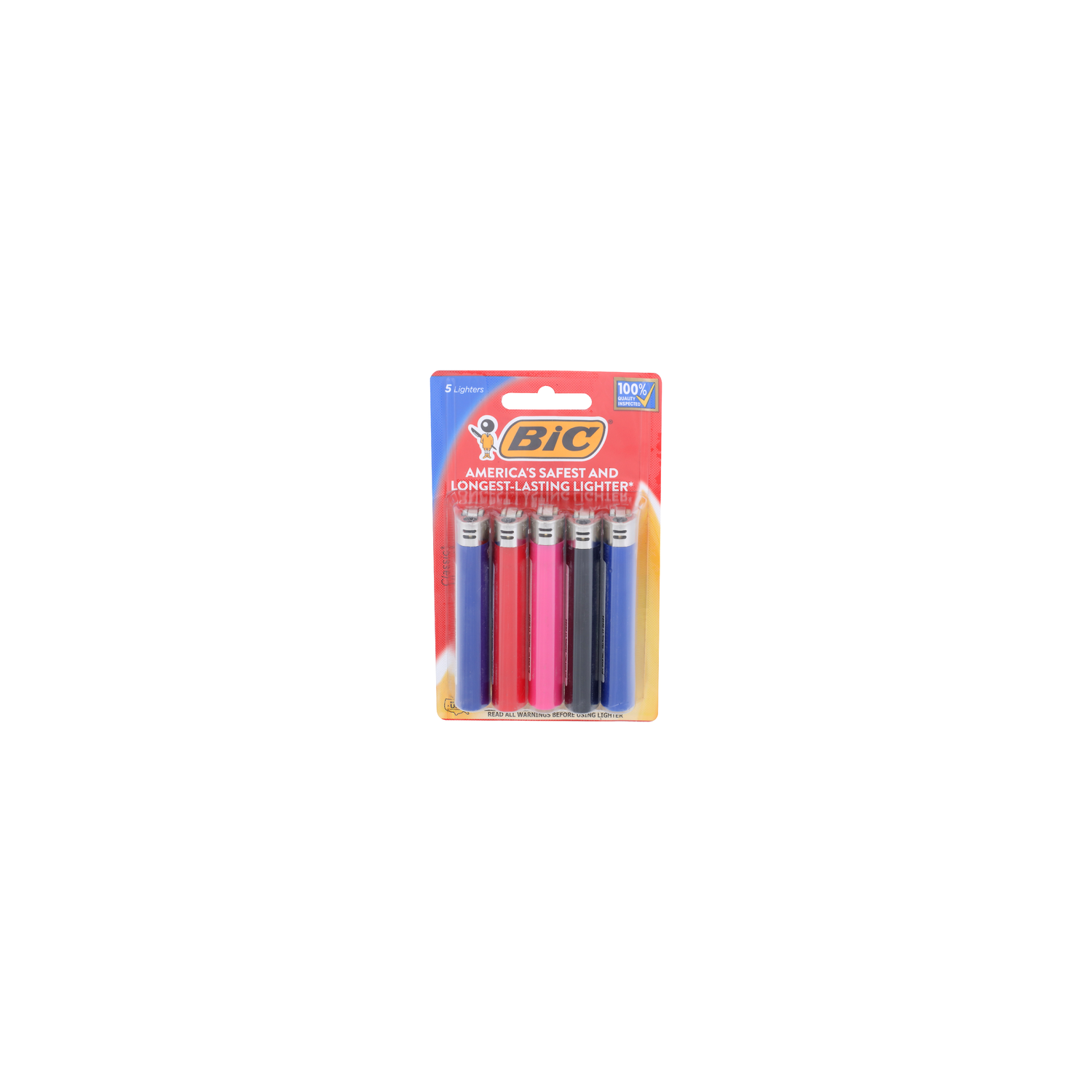 Bic Classic Lighters - 5 Count Image 1 of 2