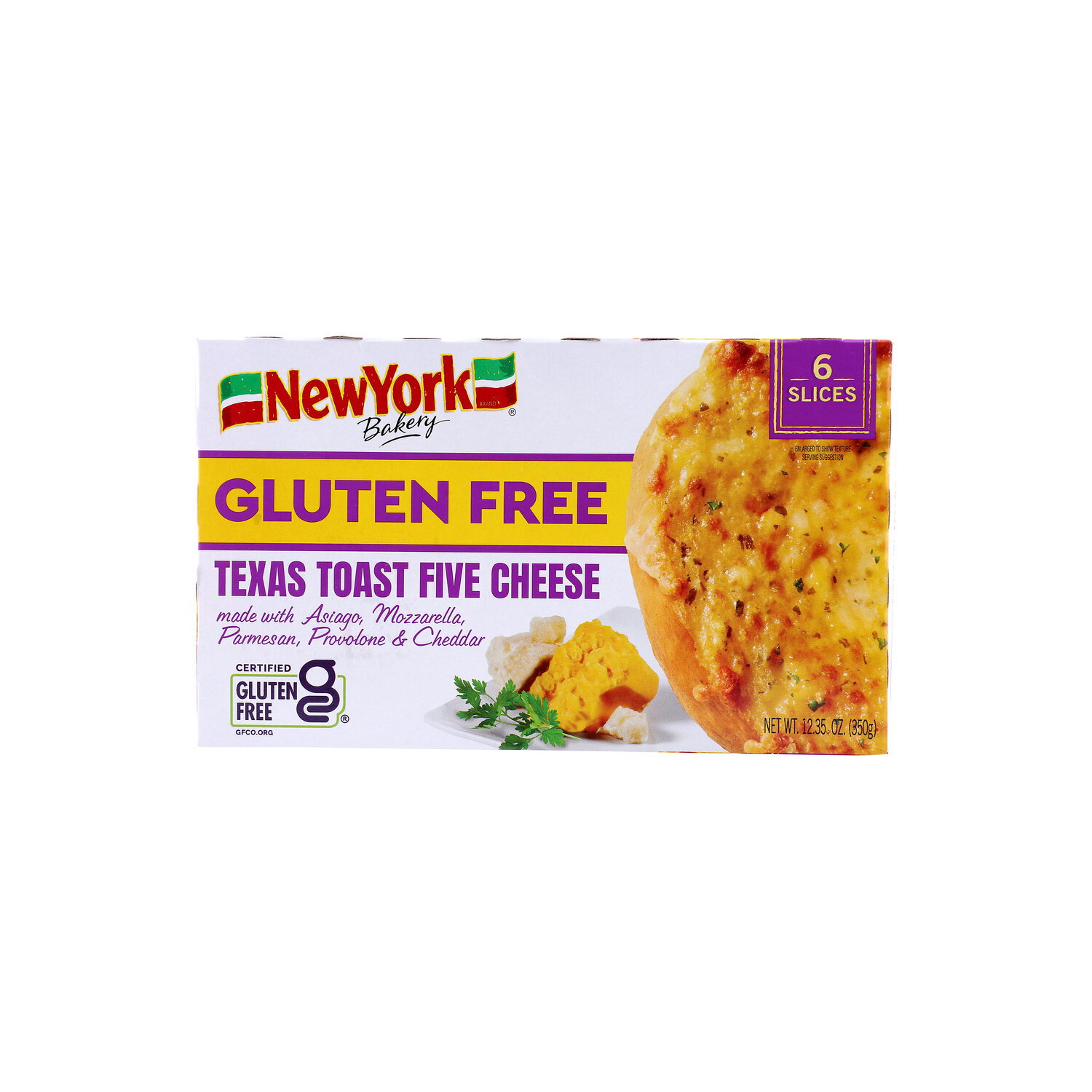 New York Gluten Free Texas Toast Five Cheese - 2.058 Ounce - 6 Count Image 1 of 4