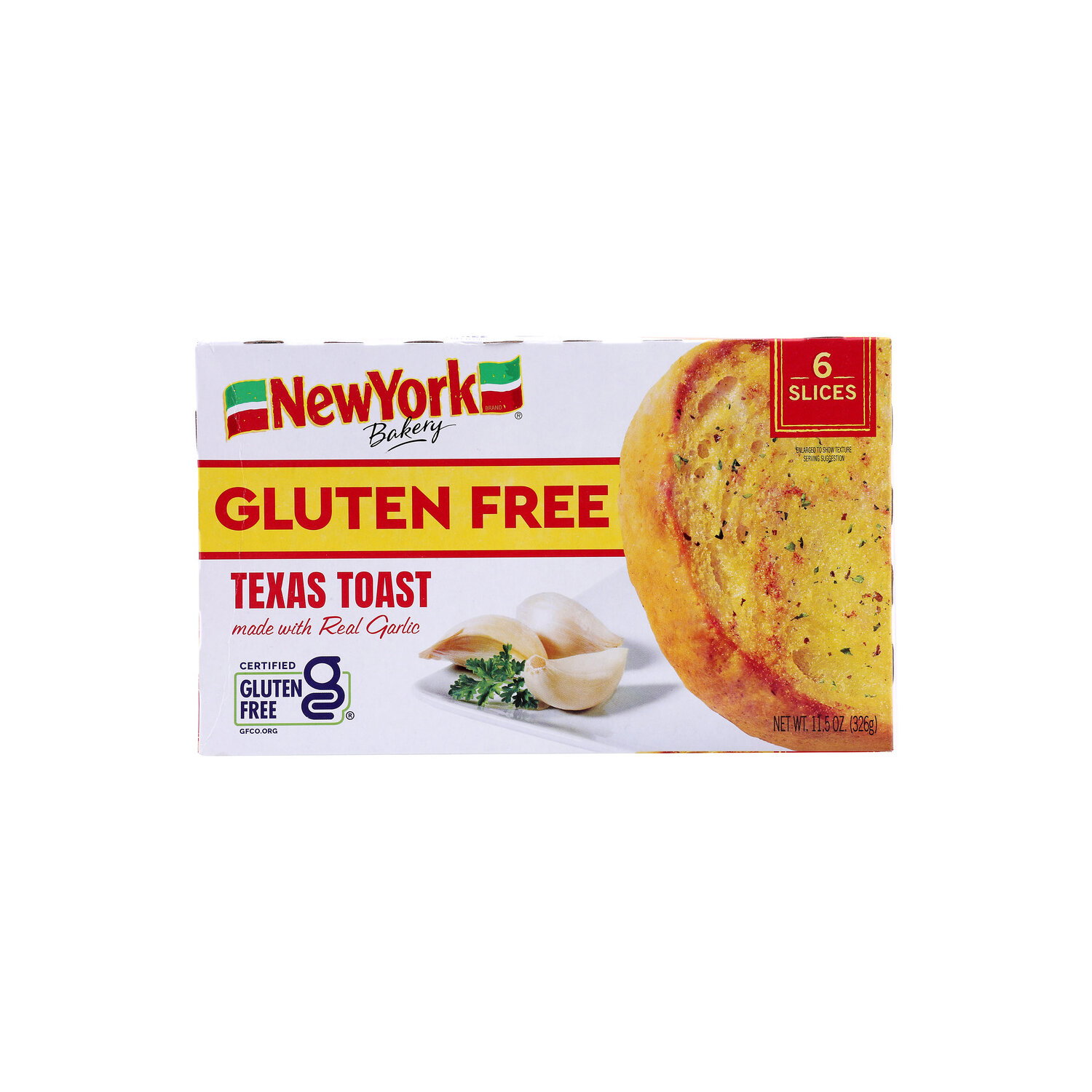 New York Gluten Free Texas Toast - 1.917 Ounce - 6 Count Image 1 of 4