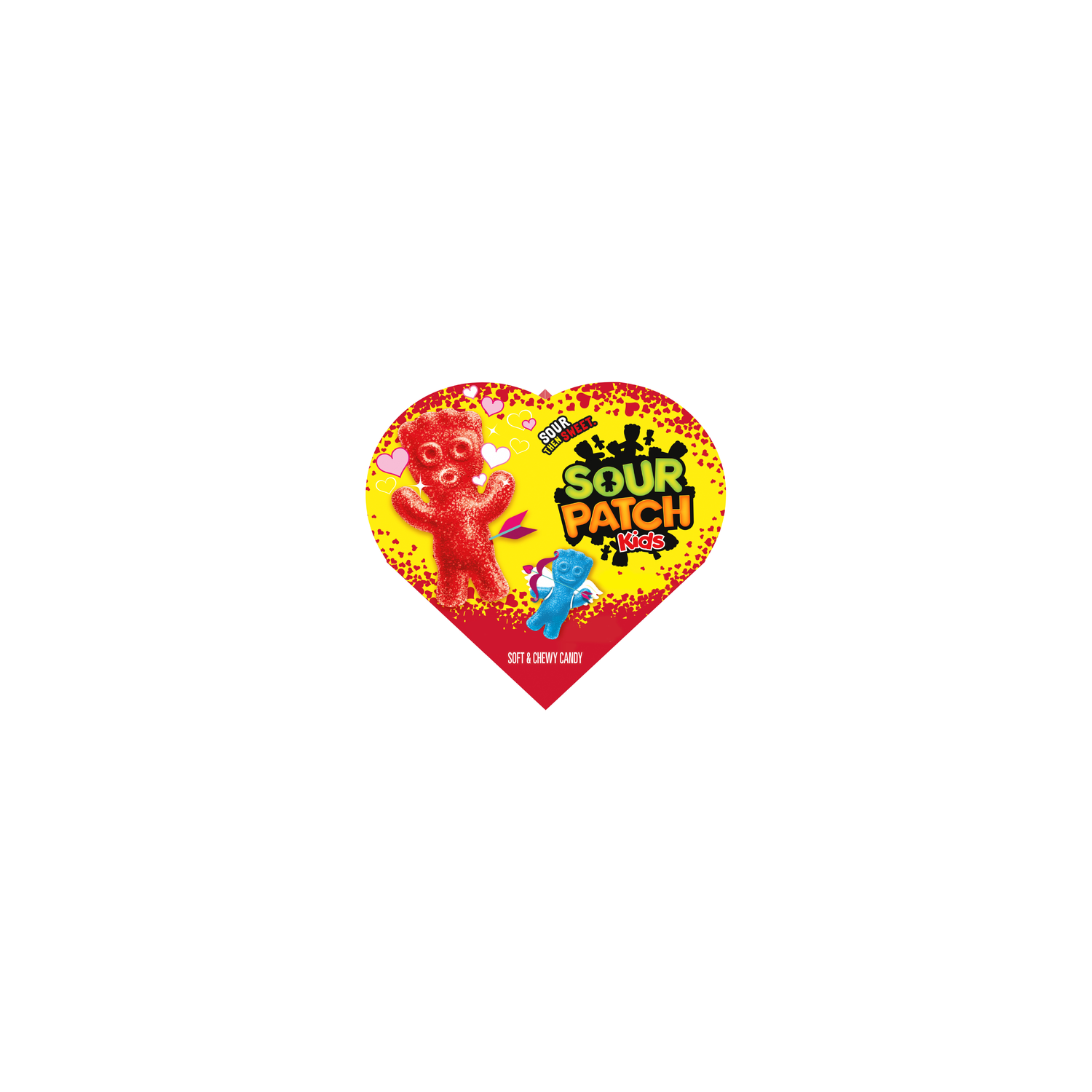 Sour Patch Kids Sour Patch Kids Assorted Soft & Chewy Valentines Day Candy, Heart Shaped Box - 6.8 Ounce Image 1 of 2
