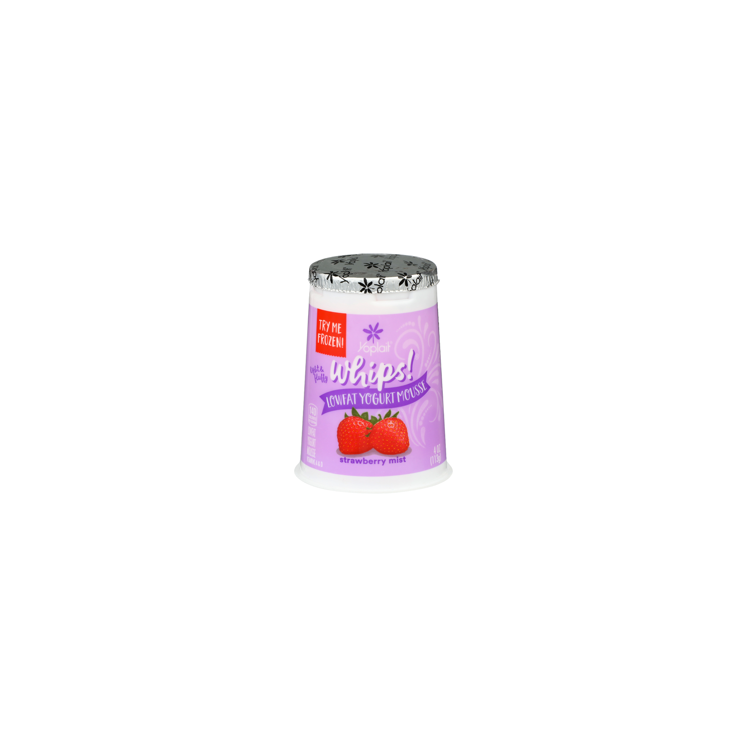 Yoplait Whips! Strawberry Mist Light & Fluffy Whips! Lowfat Yogurt