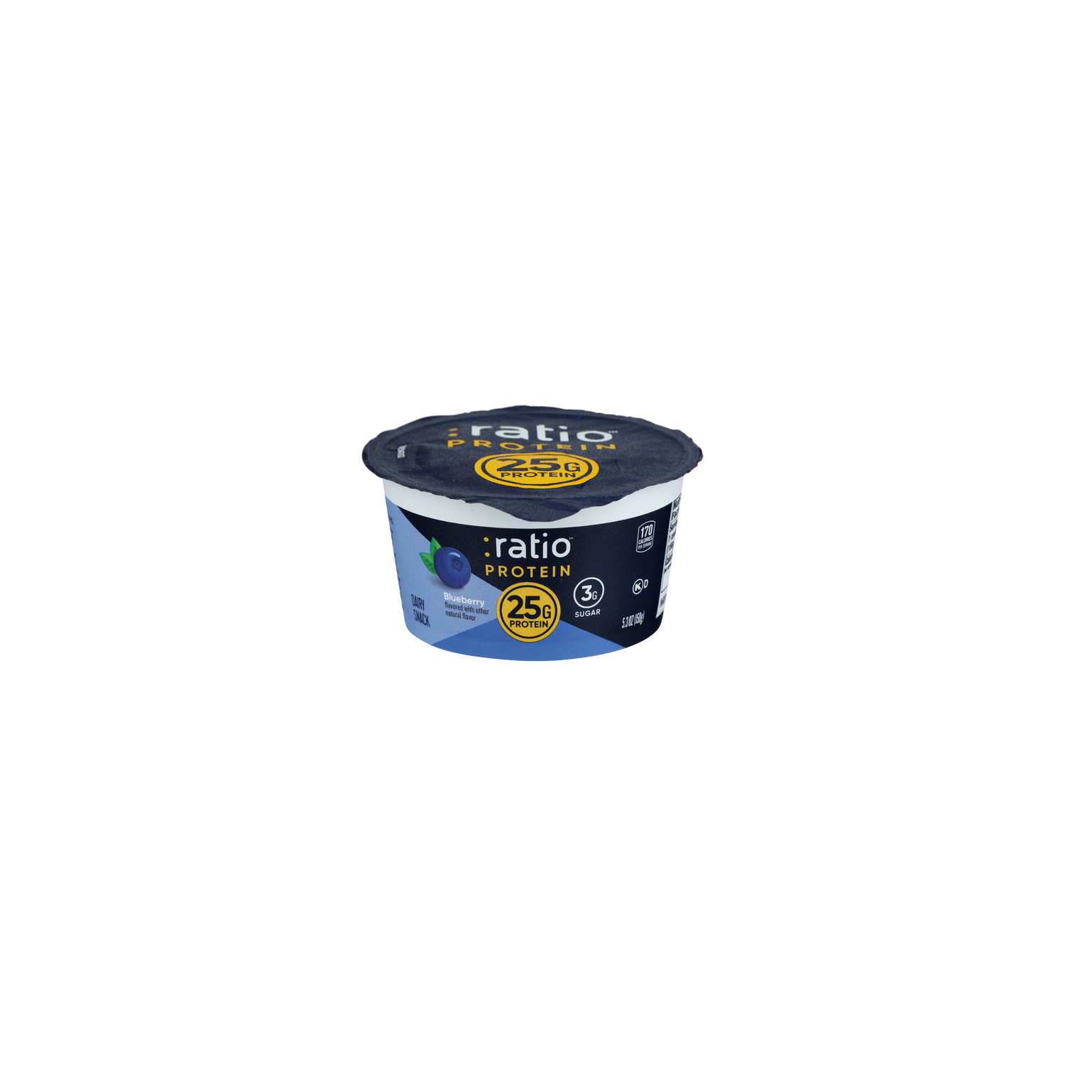 ratio Blueberry High Protein Yogurt - 5.3 Ounce Image 1 of 4