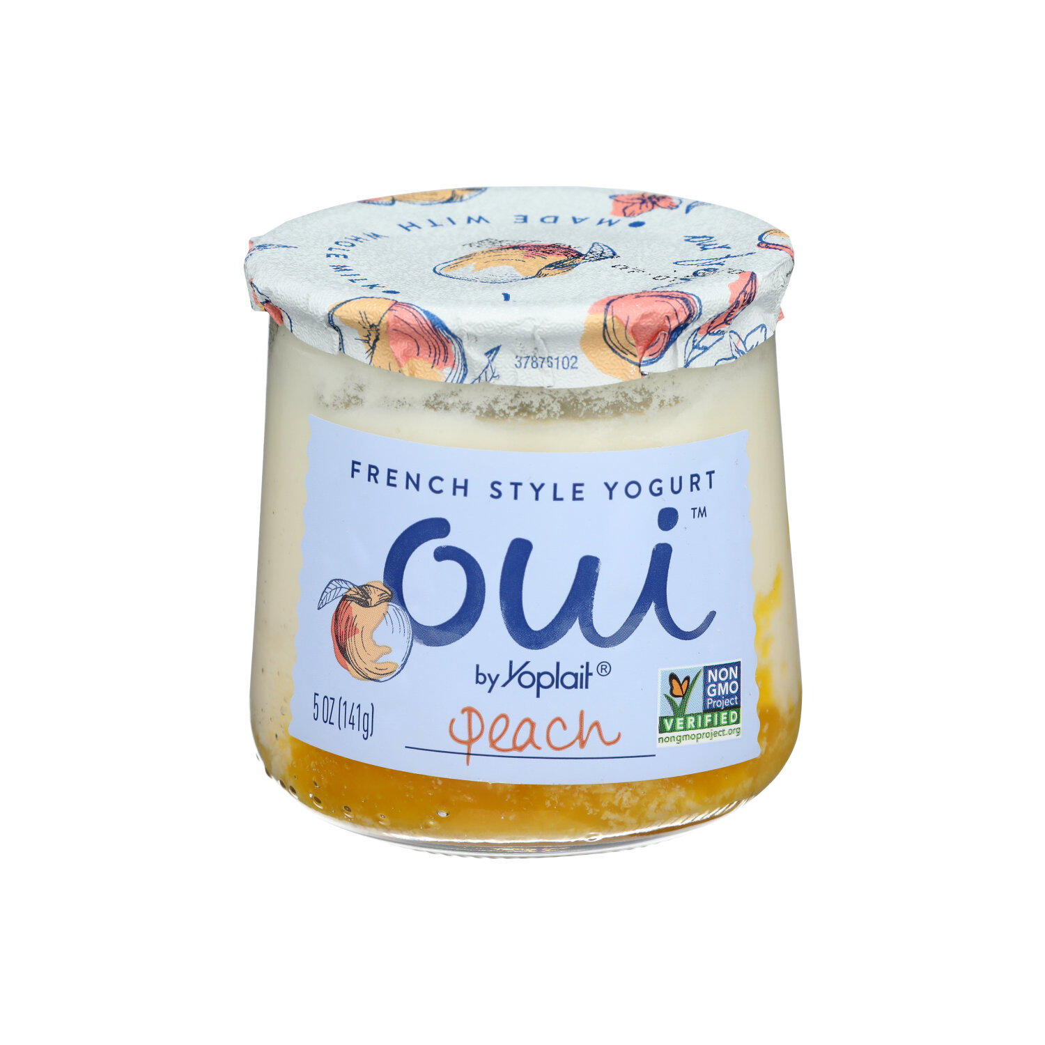 Yoplait Yogurt Oui French Peach - 5 Ounce Image 1 of 4