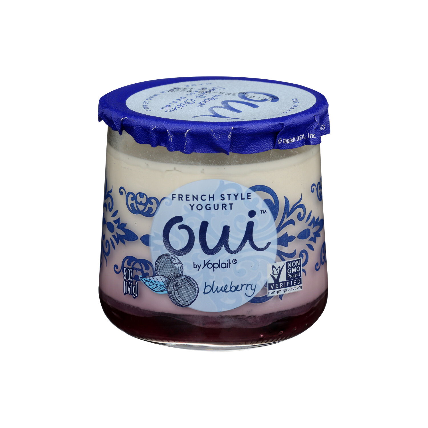 Yoplait Oui Blueberry Yogurt - 5 Ounce Image 1 of 4