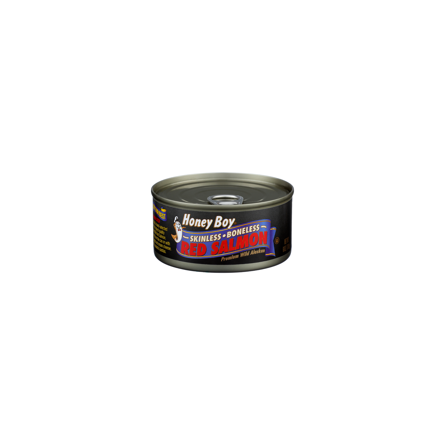 Honey Boy Skinless • Boneless Red Salmon - 6 Ounce Image 1 of 4