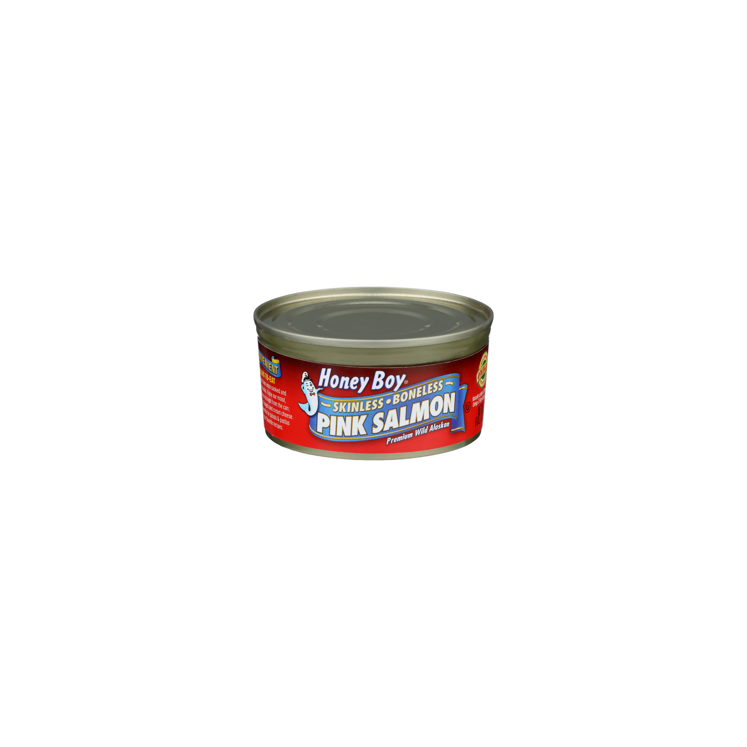 Honey Boy Skinless Boneless Pink Salmon - 6 Ounce Image 1 of 4