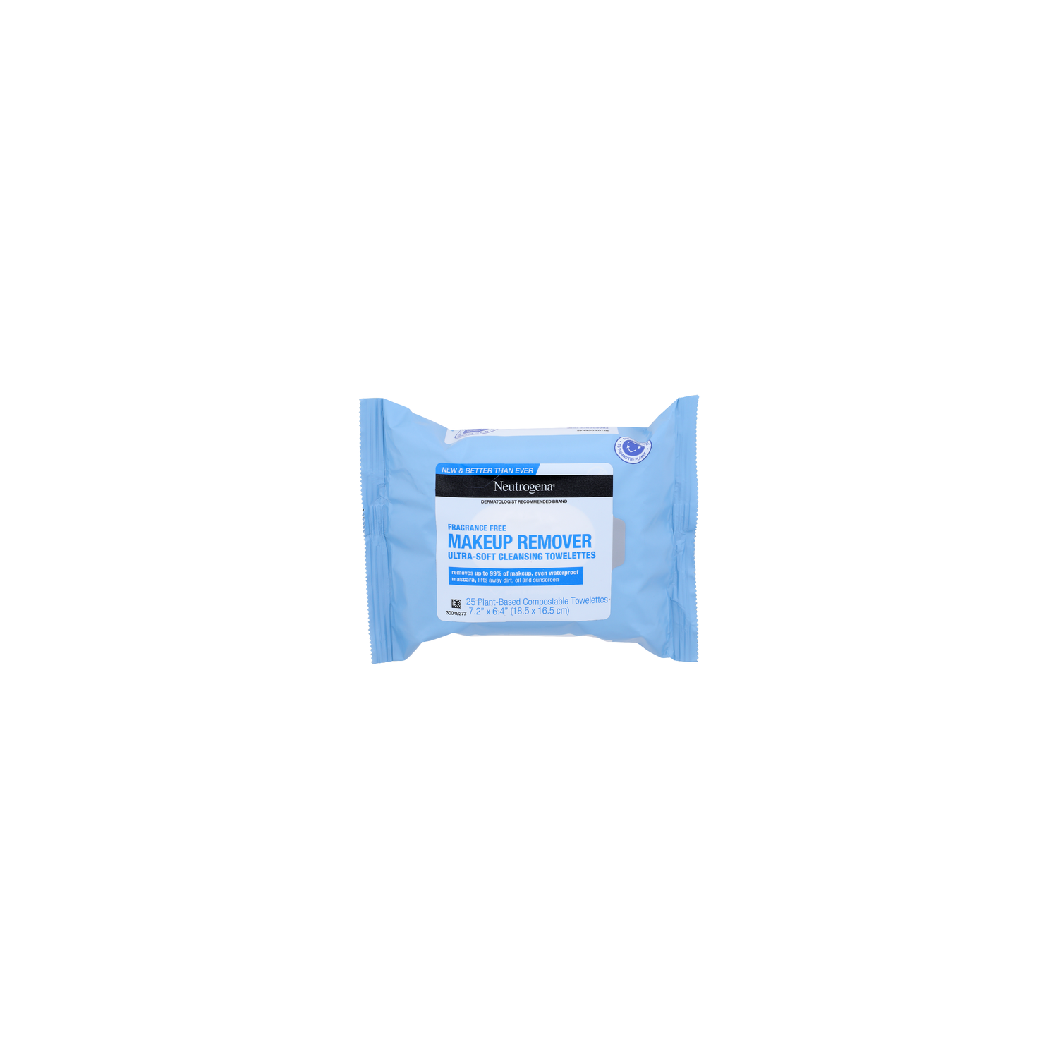 Neutrogena Fragrance Free Makeup Remover Ultra-Soft Cleansing Towelettes - 25 Count Image 1 of 3
