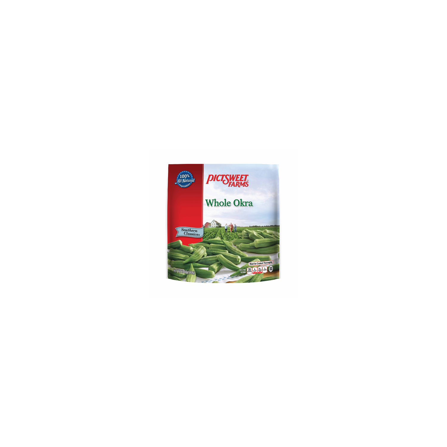 Southern Classics Whole Okra - 12 Ounce Image 1 of 3