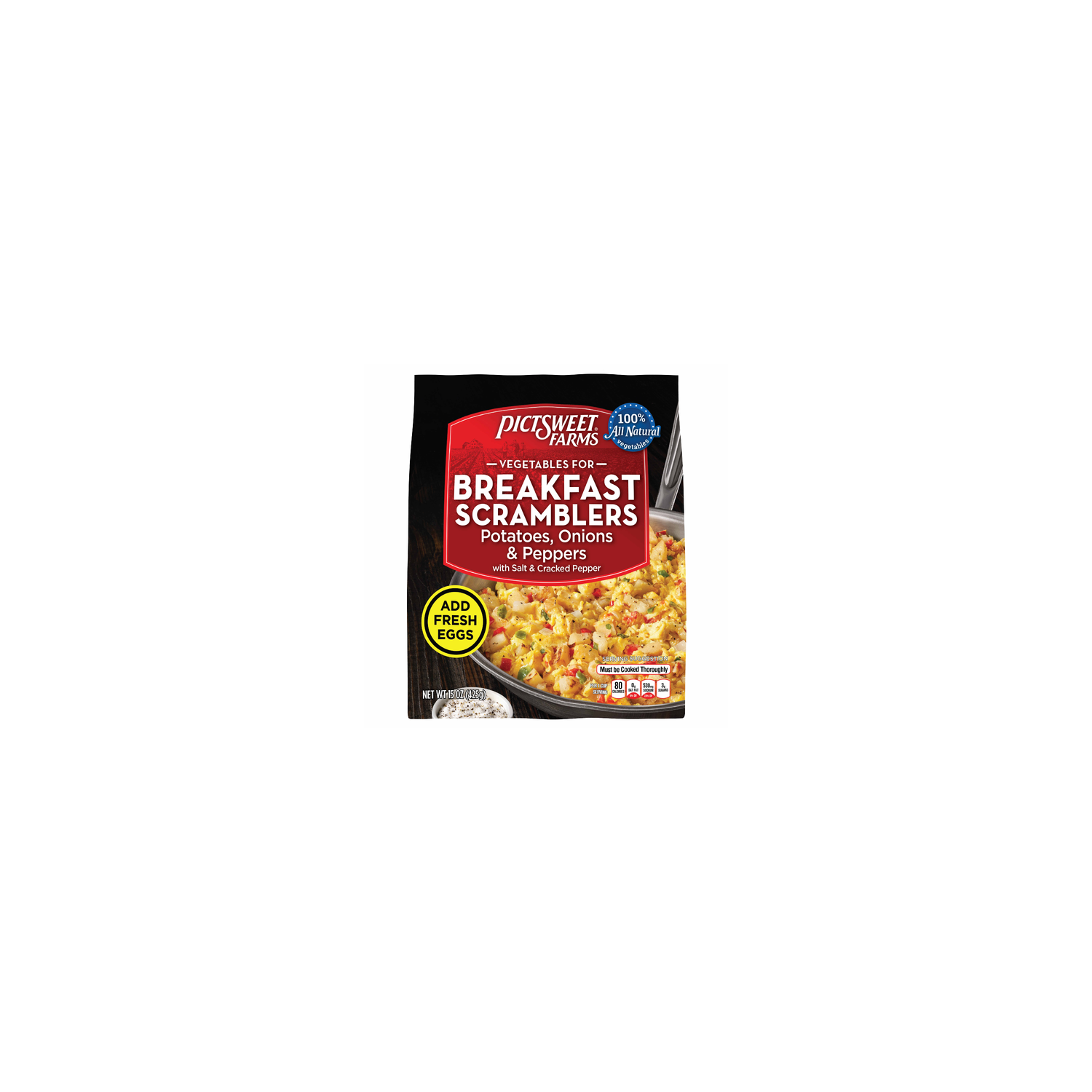 Pictsweet Farms Breakfast Scramblers, Potatoes, Onions & Peppers - 15 Ounce Image 1 of 2