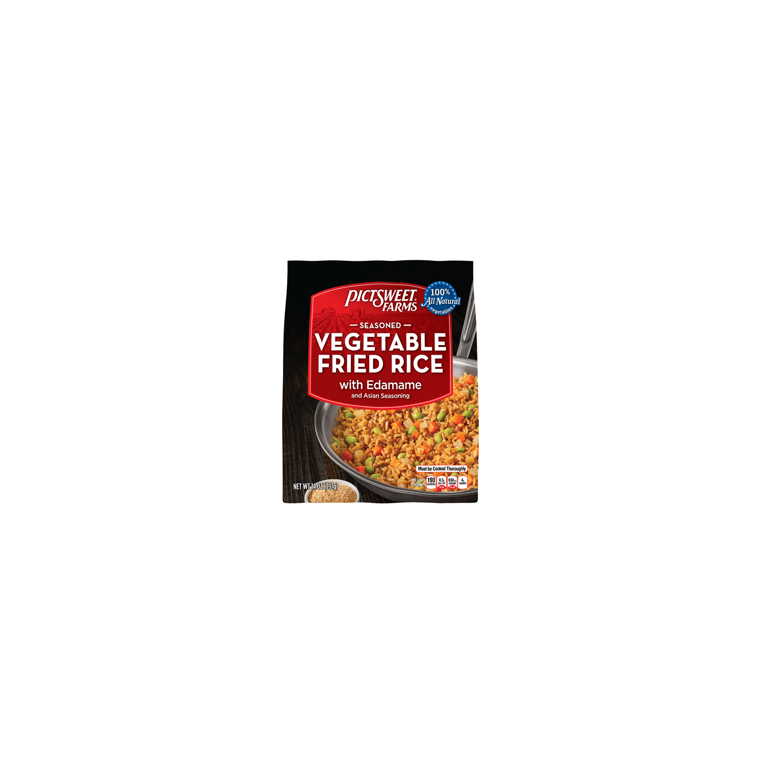 Pictsweet Farms Vegetable Fried Rice, With Edamame, Seasoned - 14 Ounce Image 1 of 3