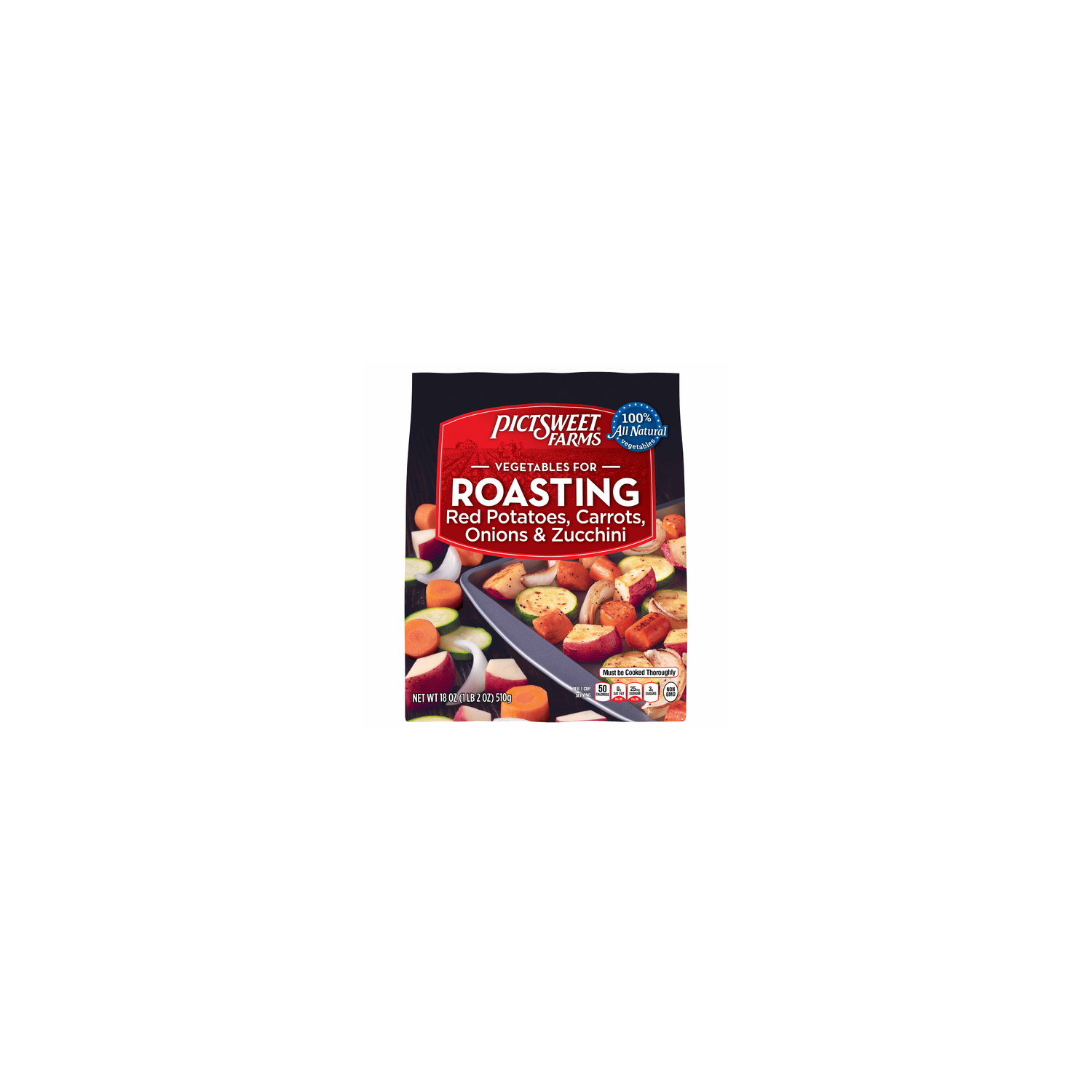 Pictsweet Farms Red Potatoes, Carrots, Onions & Zucchini Vegetables For Roasting - 18 Ounce Image 1 of 3