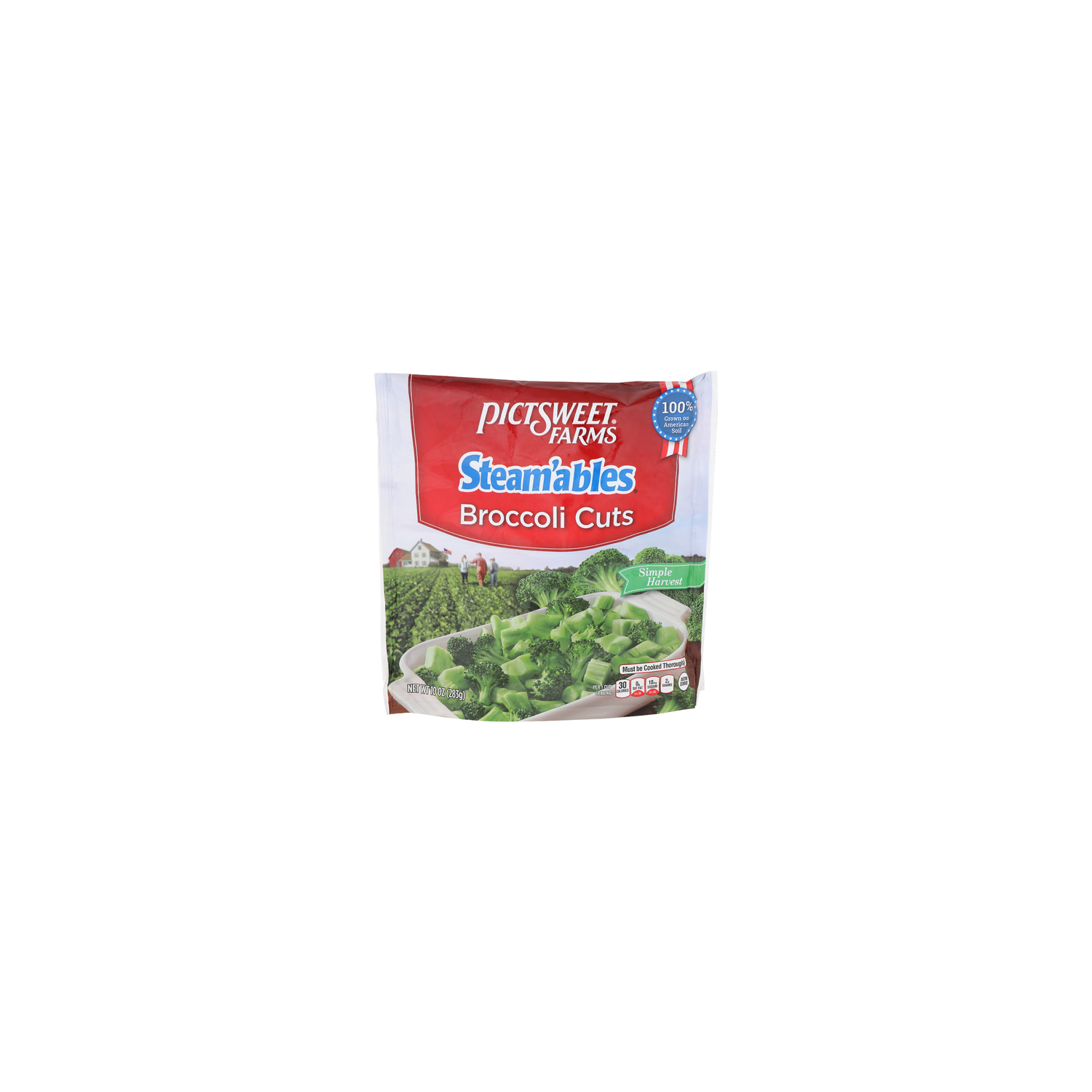 Pictsweet Farms Steam'ables Broccoli Cuts - 10 Ounce Image 1 of 4